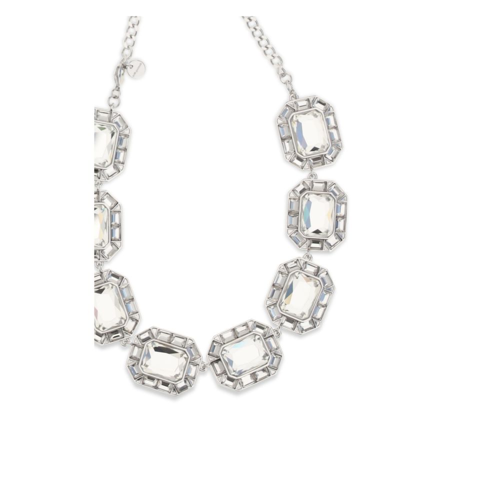 Discover the Self-Portrait Silver Brass Necklace, an artisanal masterpiece of luxury and elegance, perfect for those who embrace timeless sophistication.