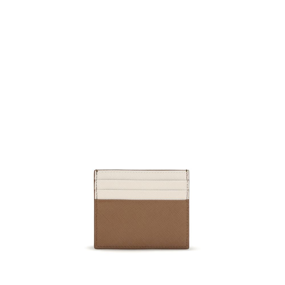 Prada Beige Calf Leather Bos Taurus Wallet | Timeless Luxury