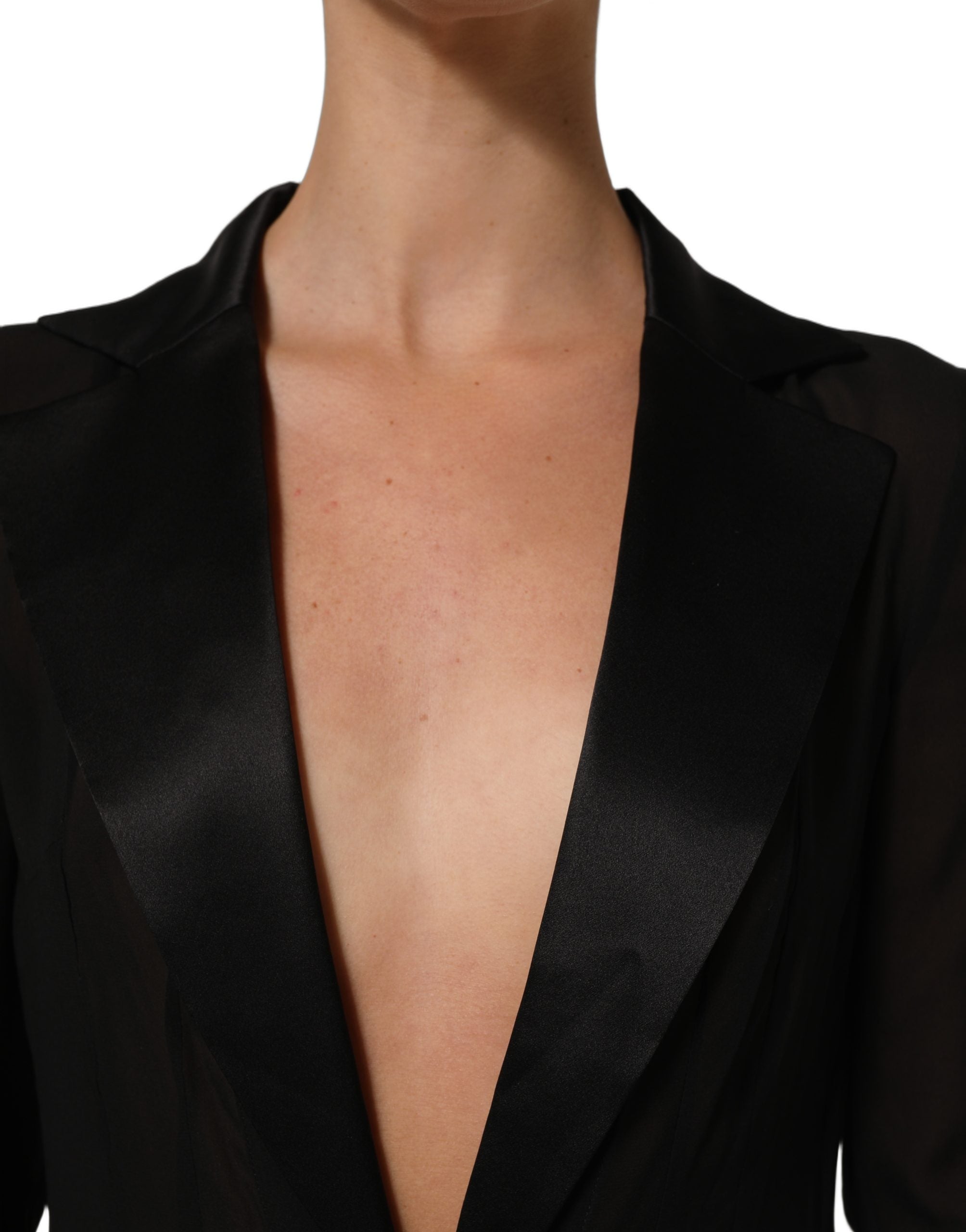 Experience the allure of the Dolce & Gabbana Black Silk Sheer Chiffon Long Maxi Dress, a masterpiece of Italian craftsmanship that redefines luxury and elegance.