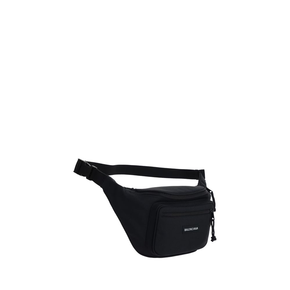 Balenciaga Black Polyester Clutch Bag - Artisanal Luxury Accessory