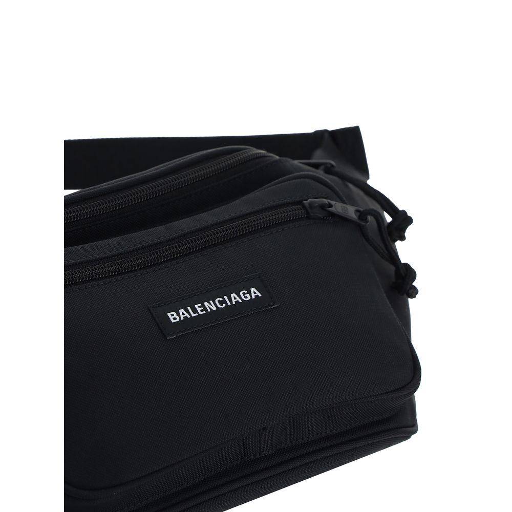 Balenciaga Black Polyester Clutch Bag | Artisanal Luxury Accessory