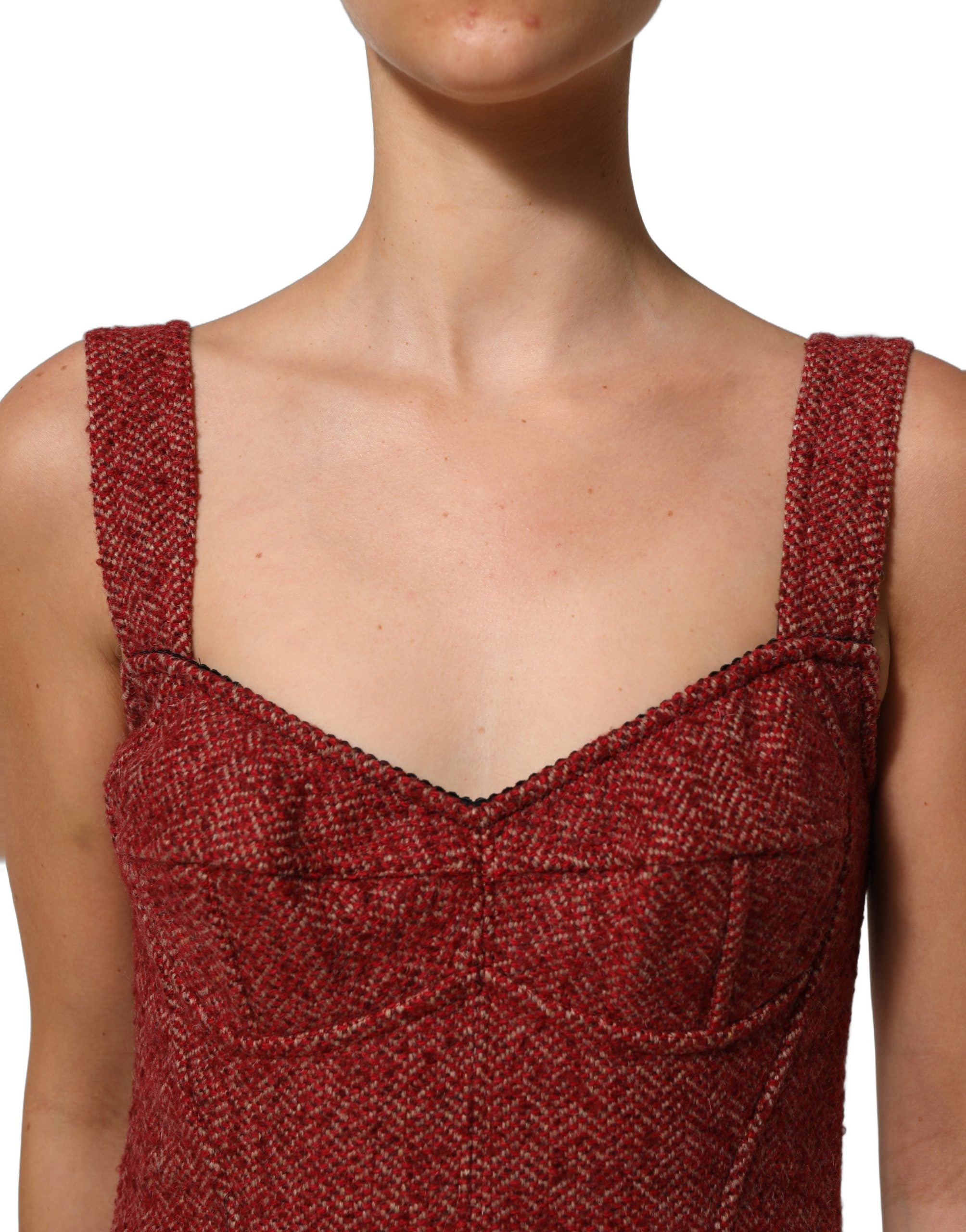 Experience the allure of the Dolce & Gabbana Multicolor Tweed Belted Babydoll Mini Dress, a masterpiece of Italian craftsmanship that redefines elegance for unforgettable evenings.