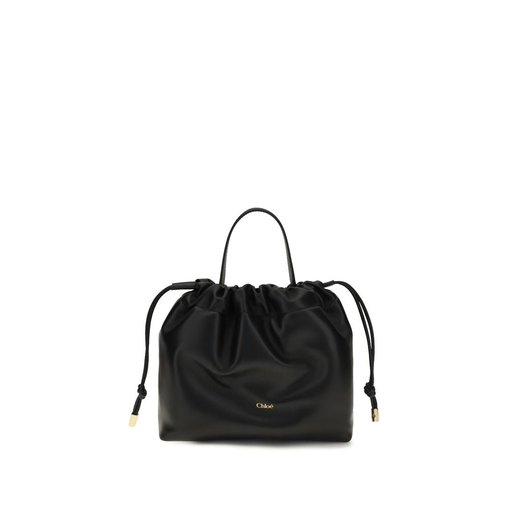 Chloé Black Lamb Ovis Aries Shoulder Bag | Artisanal Luxury