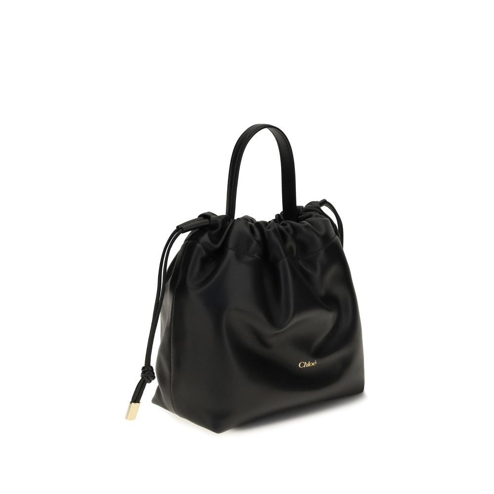 Chloé Black Lamb Ovis Aries Shoulder Bag | Artisanal Luxury