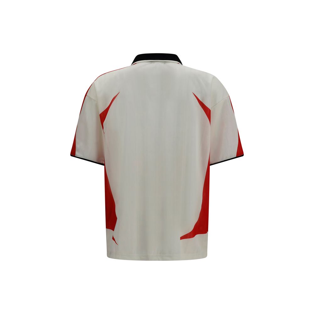 Represent White Polyester T-Shirt - Luxurious Sportswear Essential