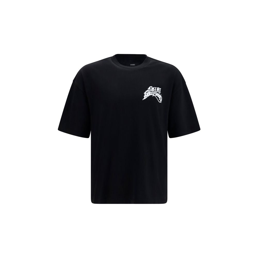 Discover the Amiri Black Cotton T-Shirt, a luxurious essential crafted from 100% cotton, embodying sophistication and timeless elegance for the modern wardrobe.
