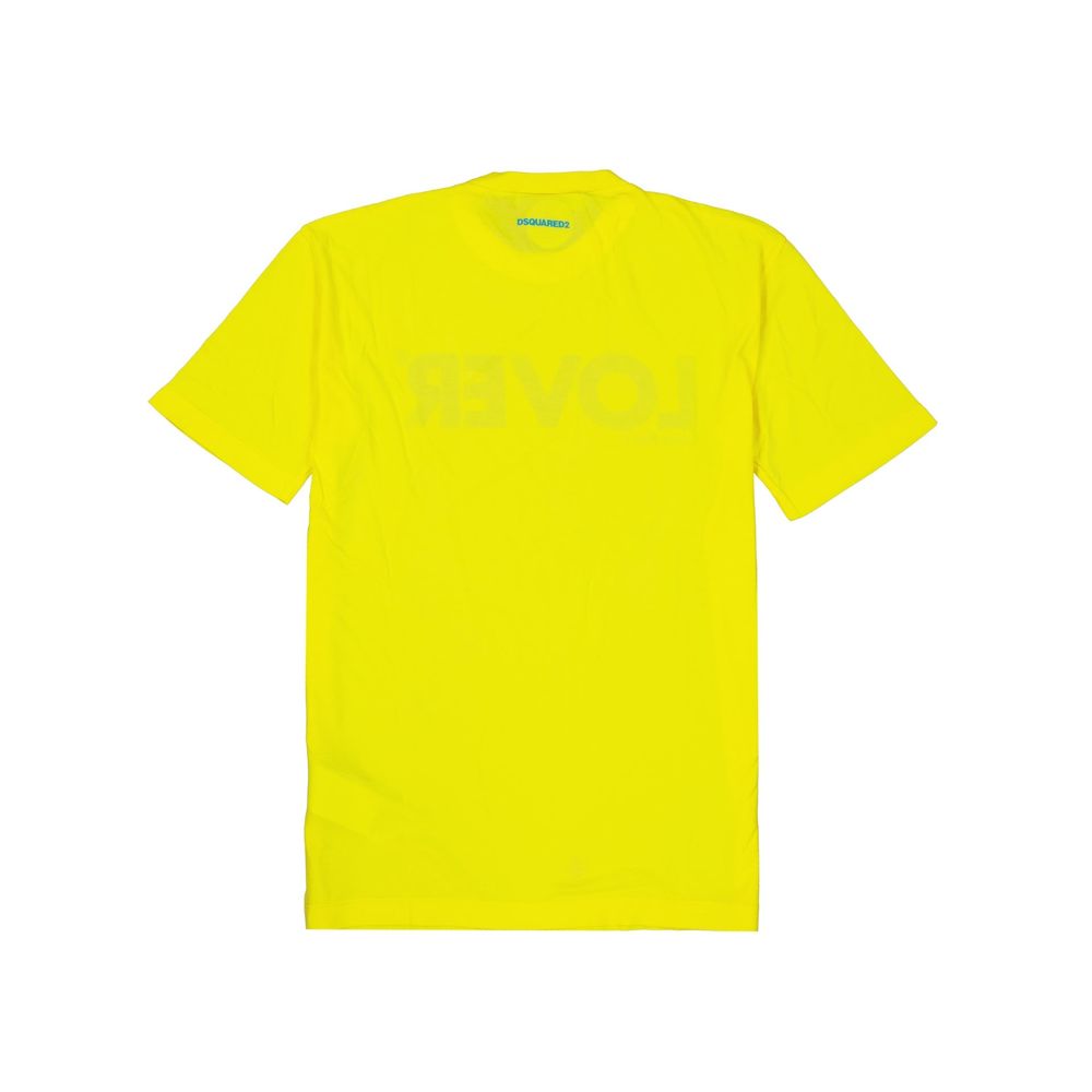 Dsquared² Bicolor Cotton T-Shirt - Artisanal Luxury Essentials