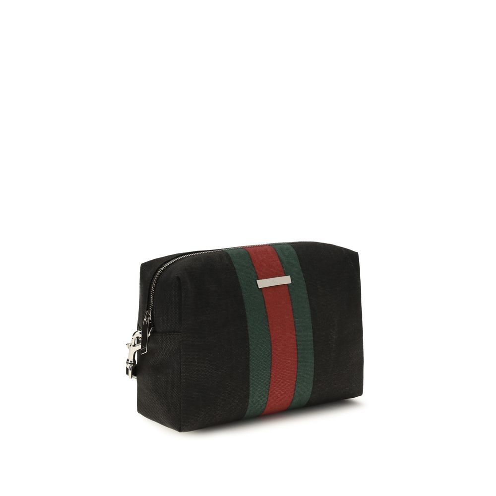 Gucci Black Fabric Shoulder Bag | Artisanal Luxury Accessory