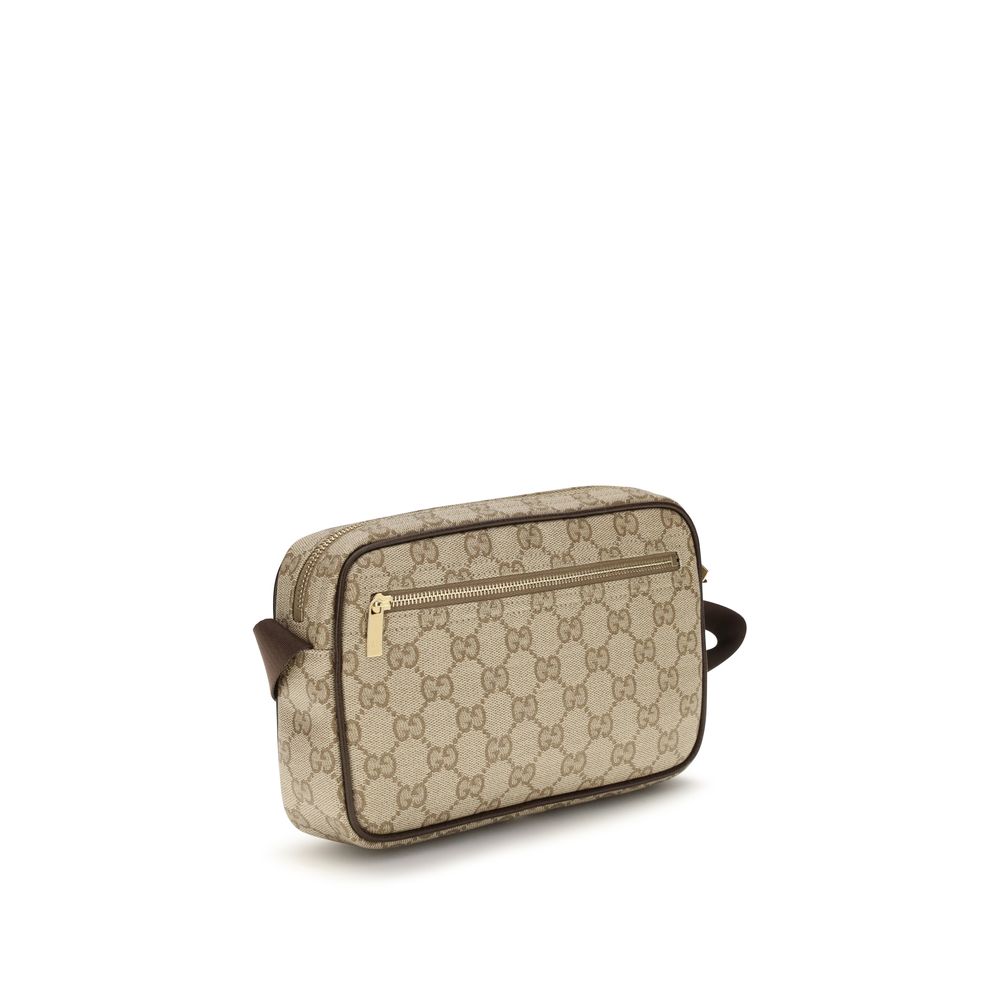 Gucci Beige Fabric Shoulder Bag | Artisanal Luxury Accessory