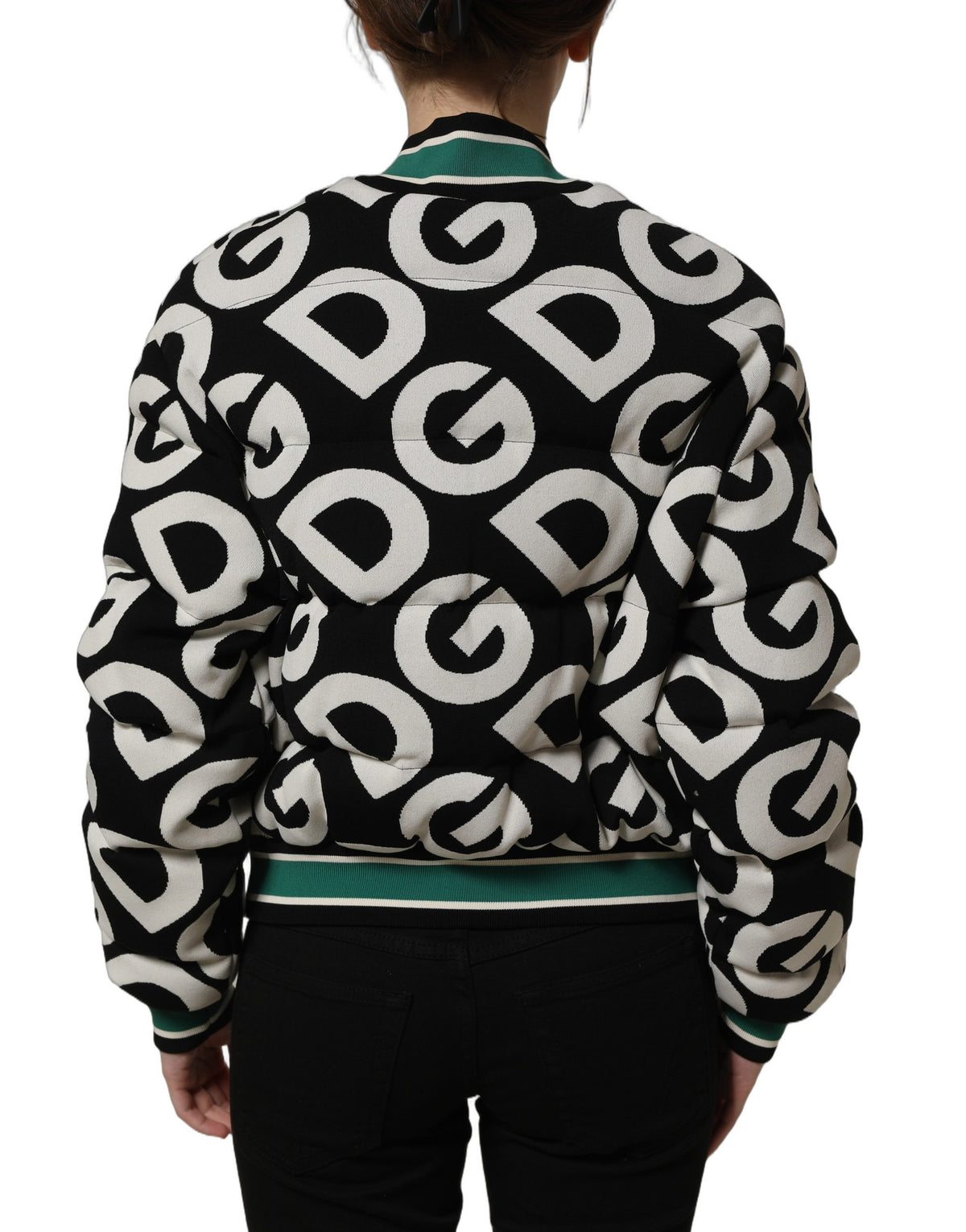 Dolce & Gabbana Multicolor Logo Bomber Jacket - Luxury Fashion