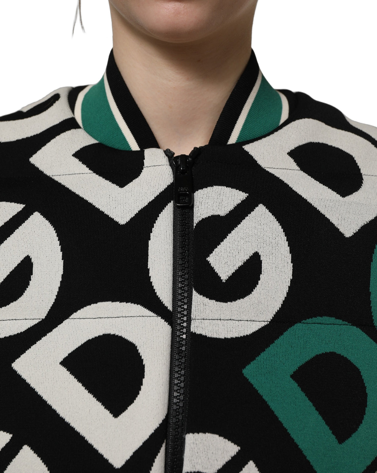 Dolce & Gabbana Multicolor Logo Bomber Jacket - Luxury Fashion