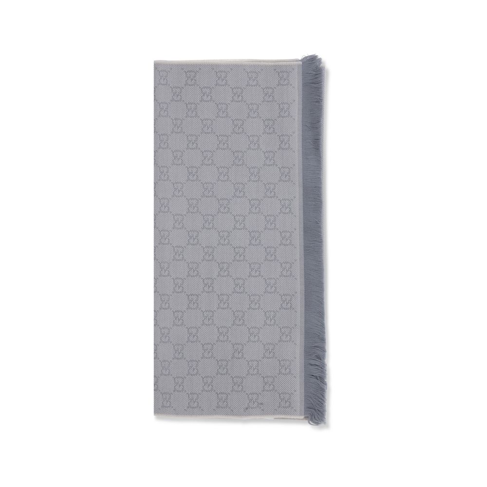 Gucci Gray Wool Scarf - Exquisite Luxury for the Discerning