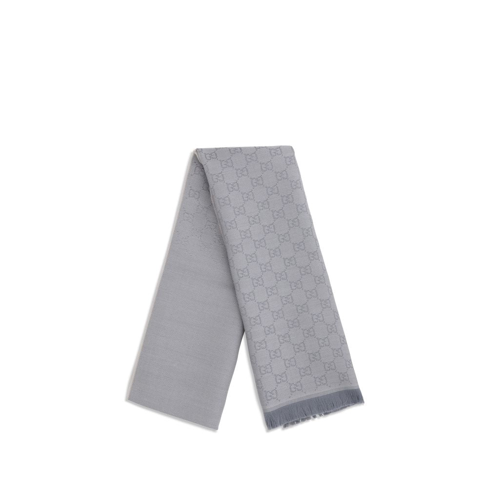 Gucci Gray Wool Scarf - Exquisite Luxury Accessory for All