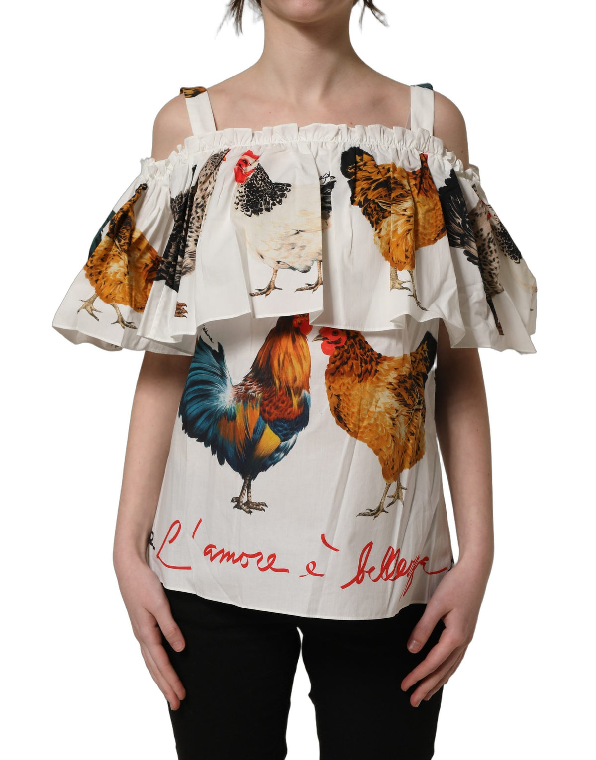 Dolce & Gabbana Off The Shoulder Top - Exquisite Italian Cotton