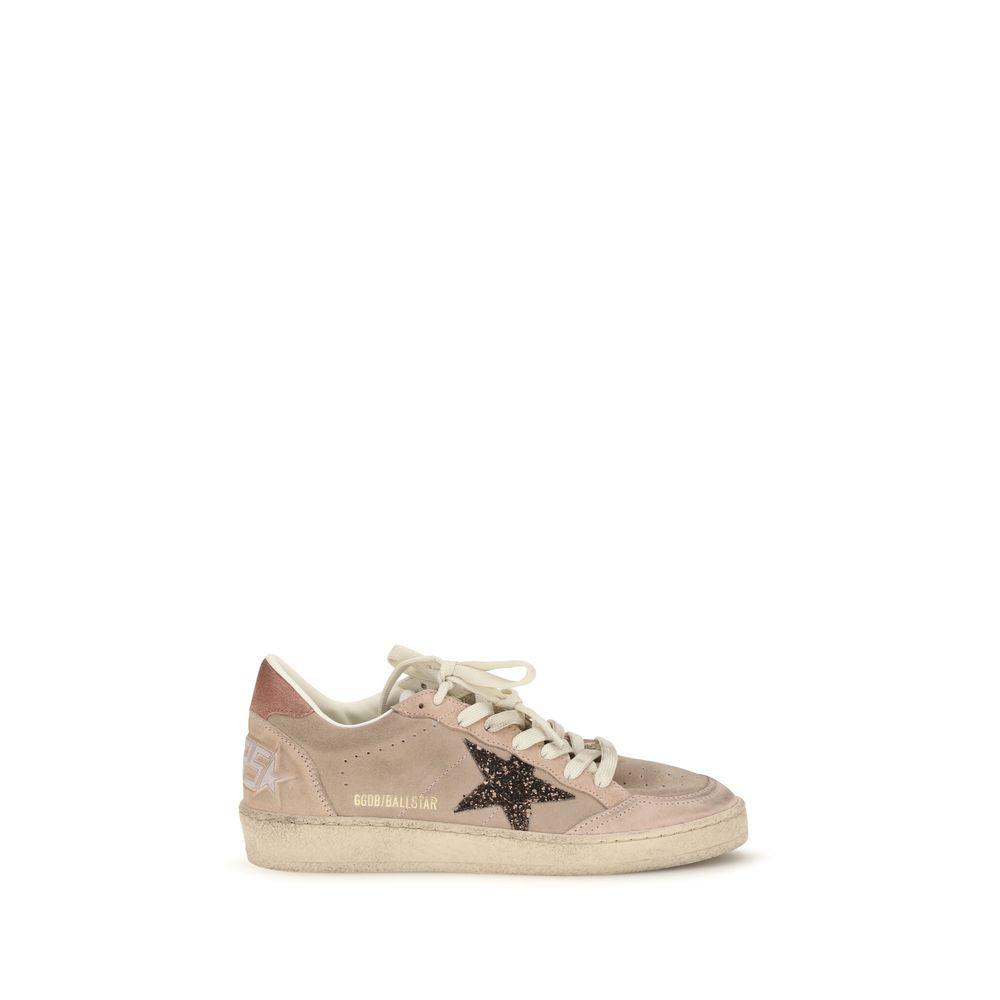 Golden Goose Beige Low Top Sneakers - Artisanal Luxury Footwear
