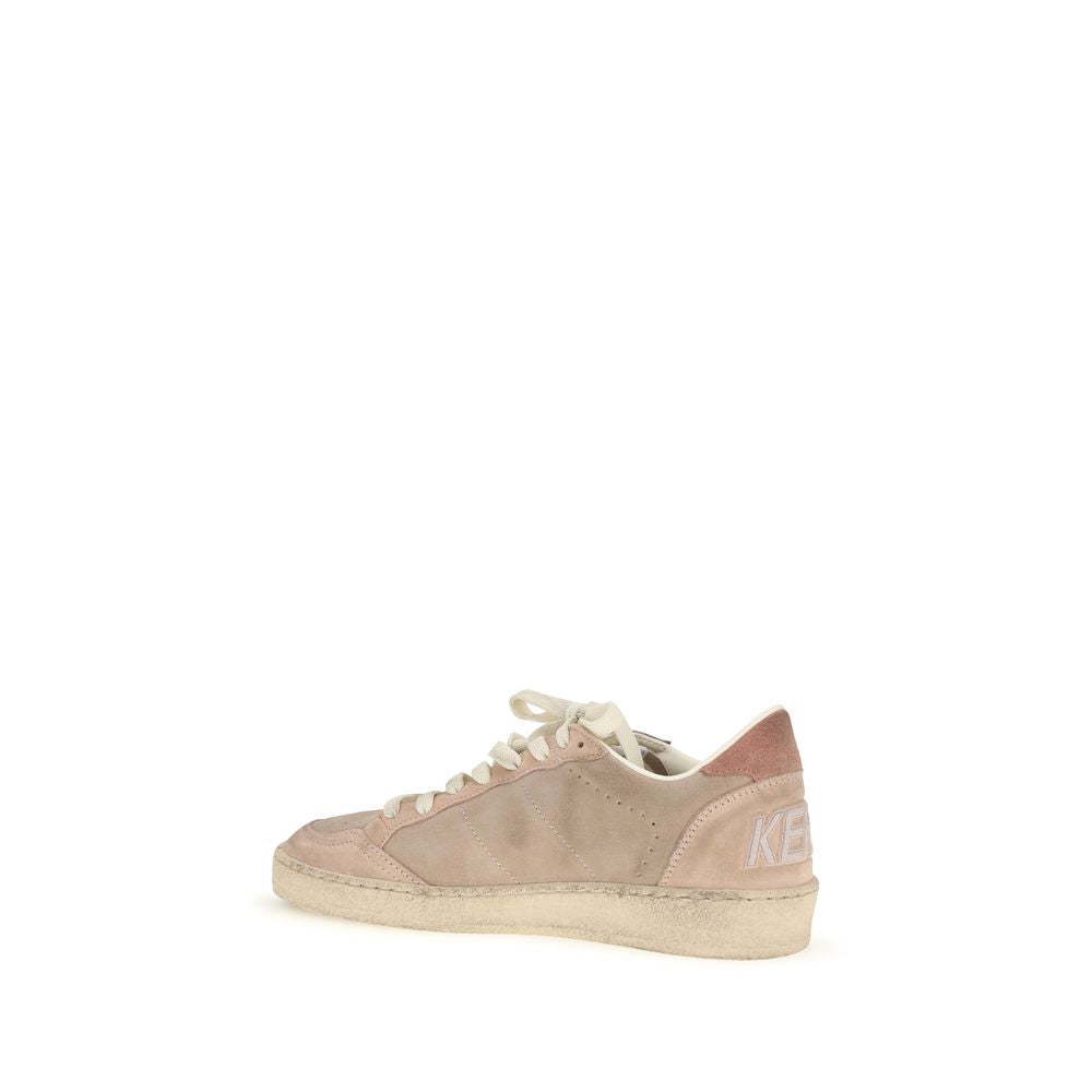Golden Goose Beige Low Top Sneakers - Artisanal Luxury Footwear