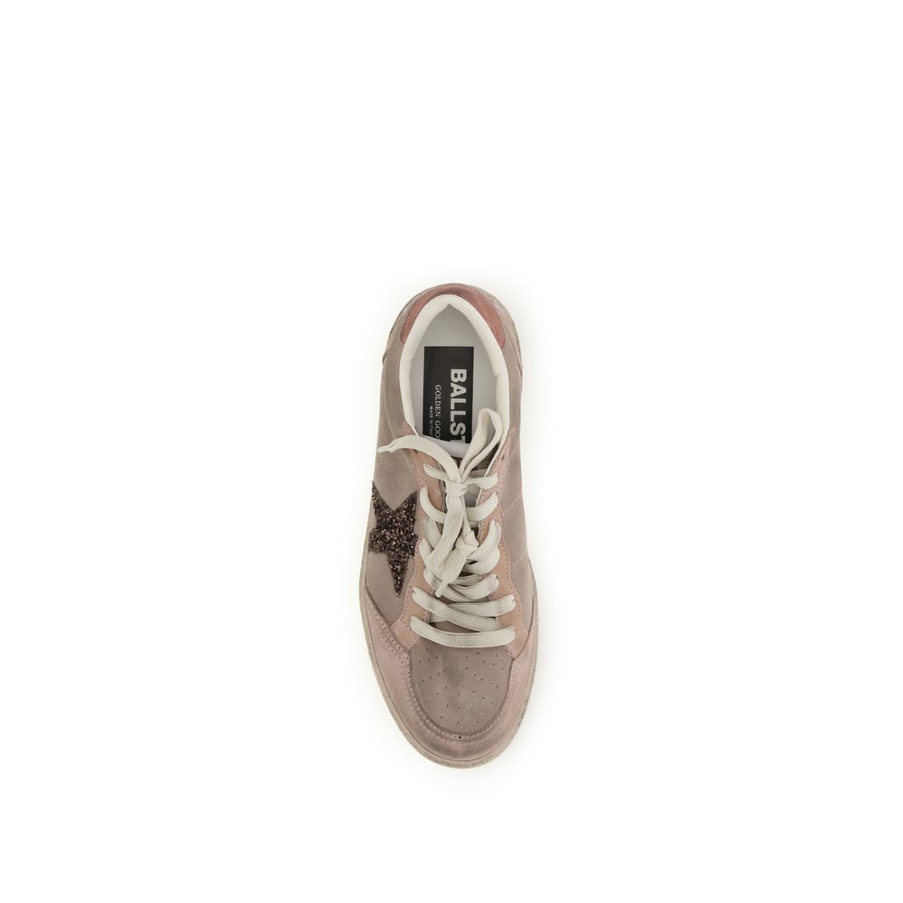Golden Goose Beige Low Top Sneakers - Artisanal Luxury Footwear