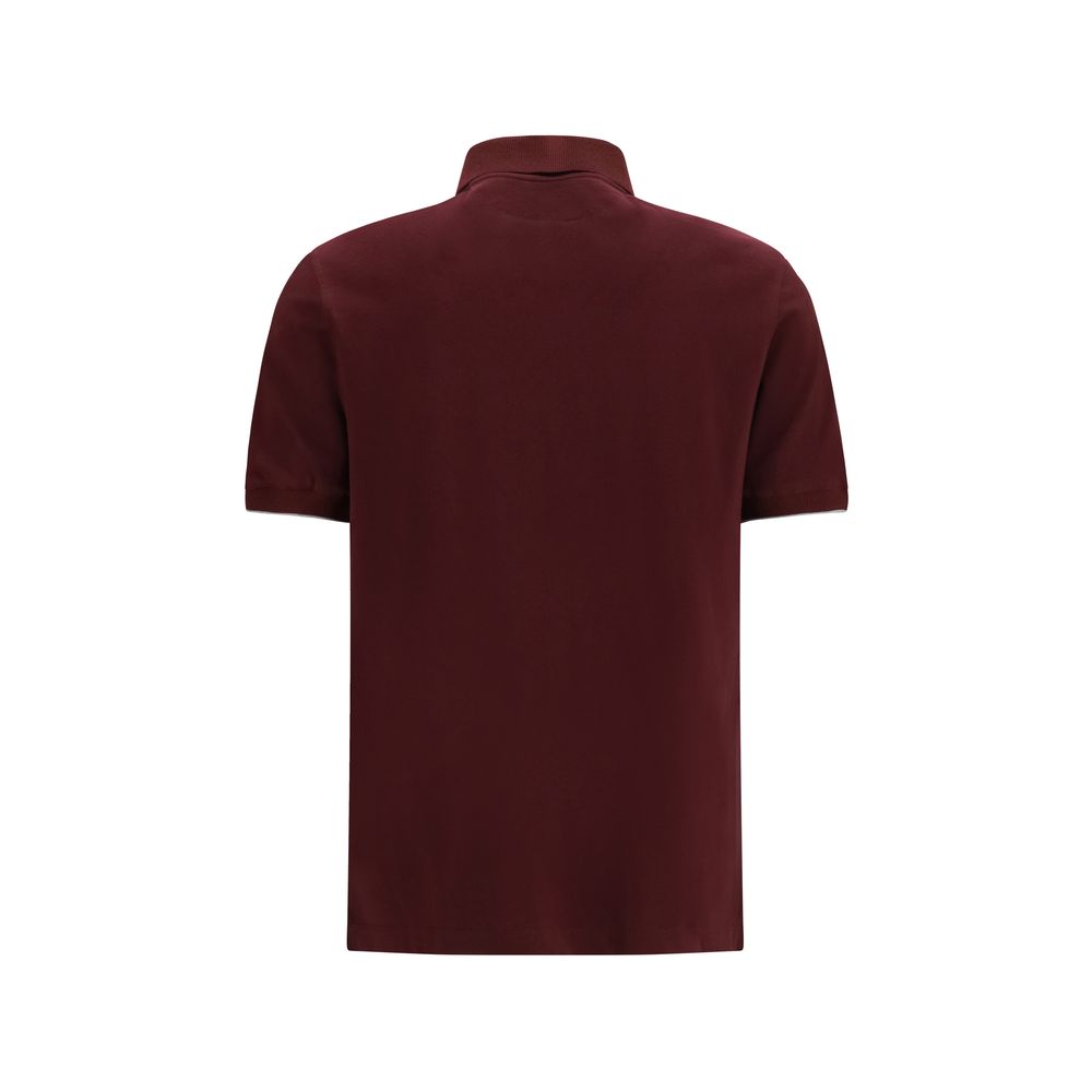 Brunello Cucinelli Bordeaux Cotton Shirt | Artisanal Luxury