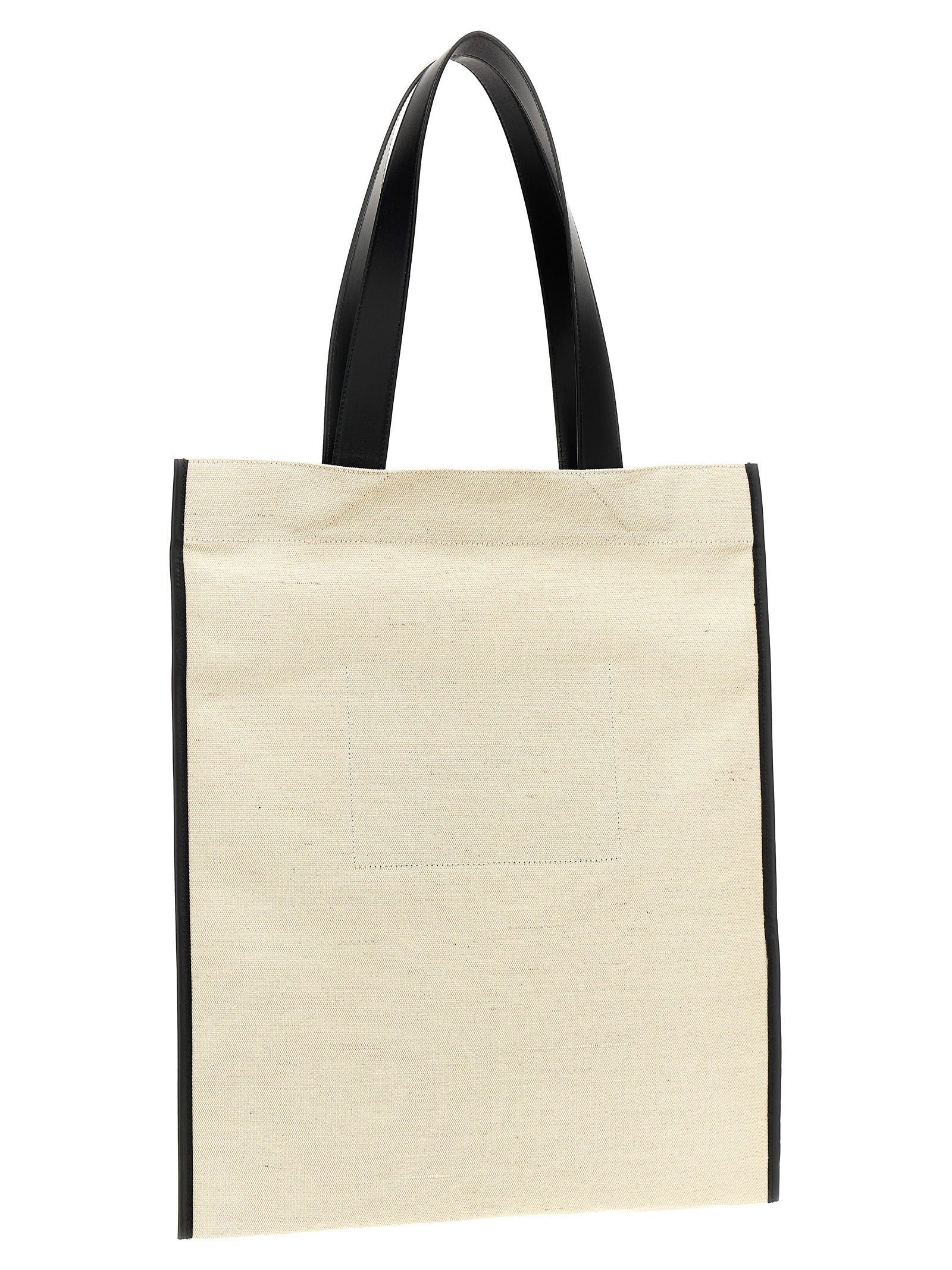 Discover the Jil Sander Bicolor Jute Tote Bag, a blend of jute and cotton that embodies minimalist elegance, perfect for those who appreciate artisanal luxury.