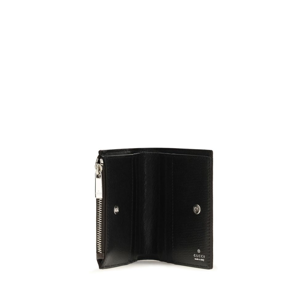 Gucci Black Fabric Wallet - Artisanal Luxury Accessory