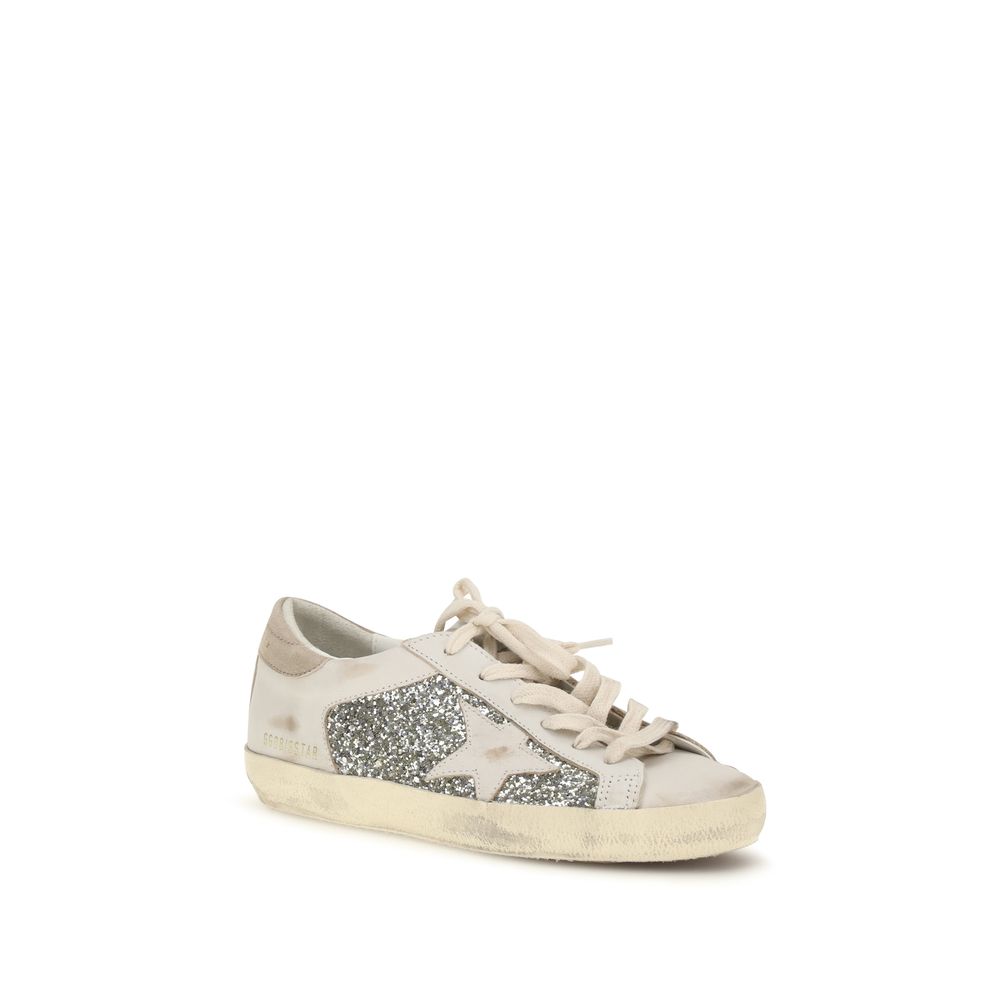 Golden Goose Beige Calf Leather Bos Taurus Sneakers - Luxury Footwear