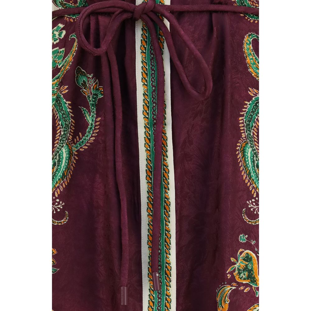 Alemais Multicolor Midi Shirt Dress - Effortless Elegance