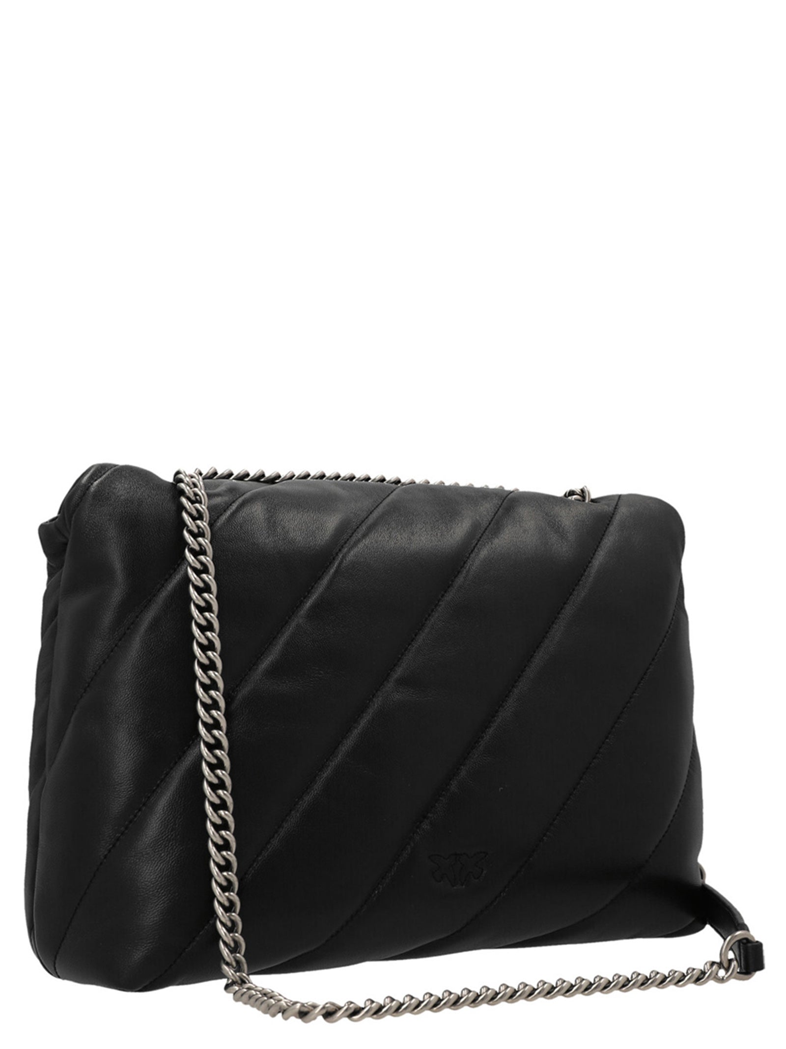 PINKO Classic Love Puff Crossbody Bag, Designer Luxury Essentials