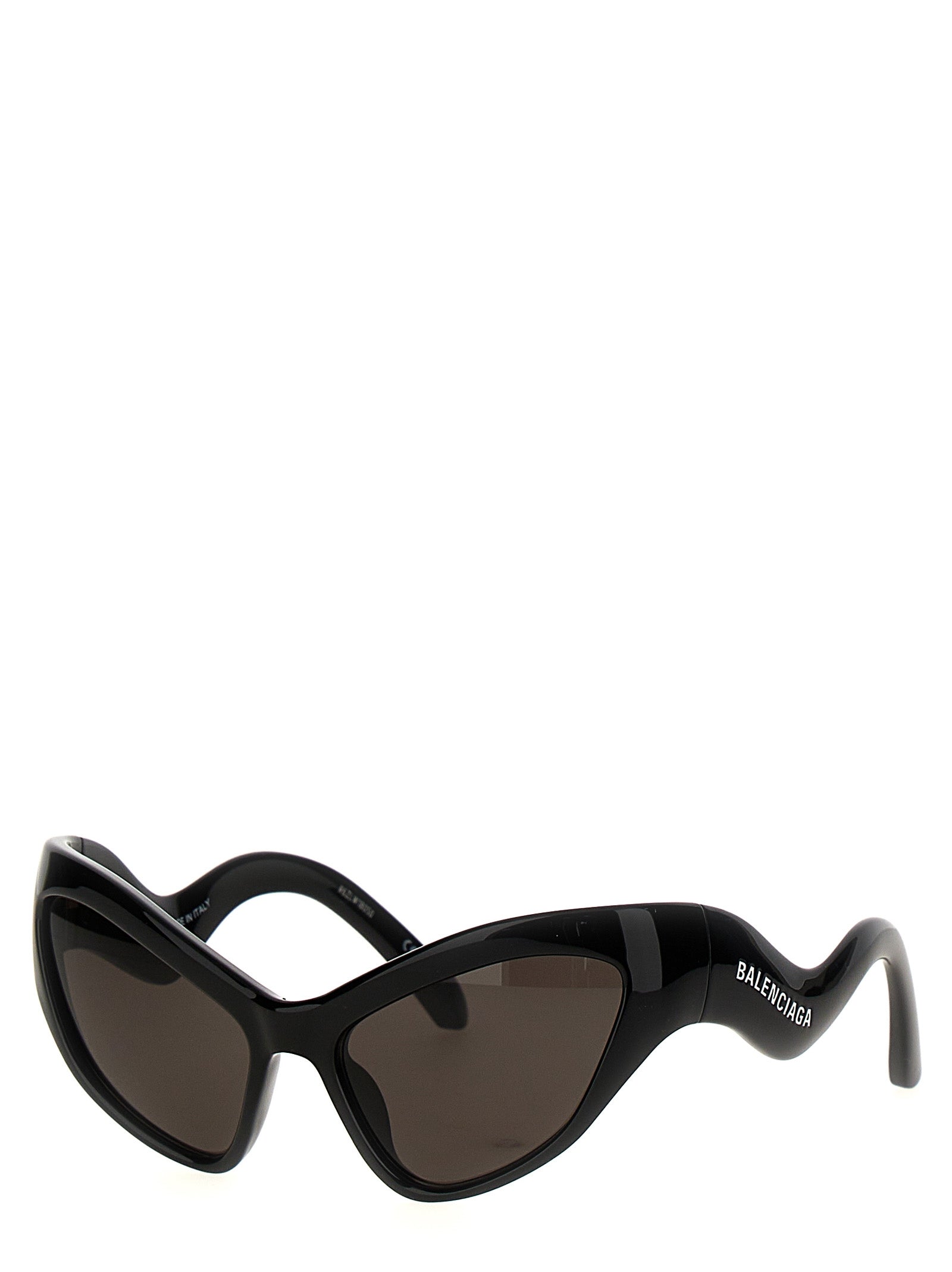 Balenciaga Black Cat-Eye Sunglasses | Luxe Designer Eyewear