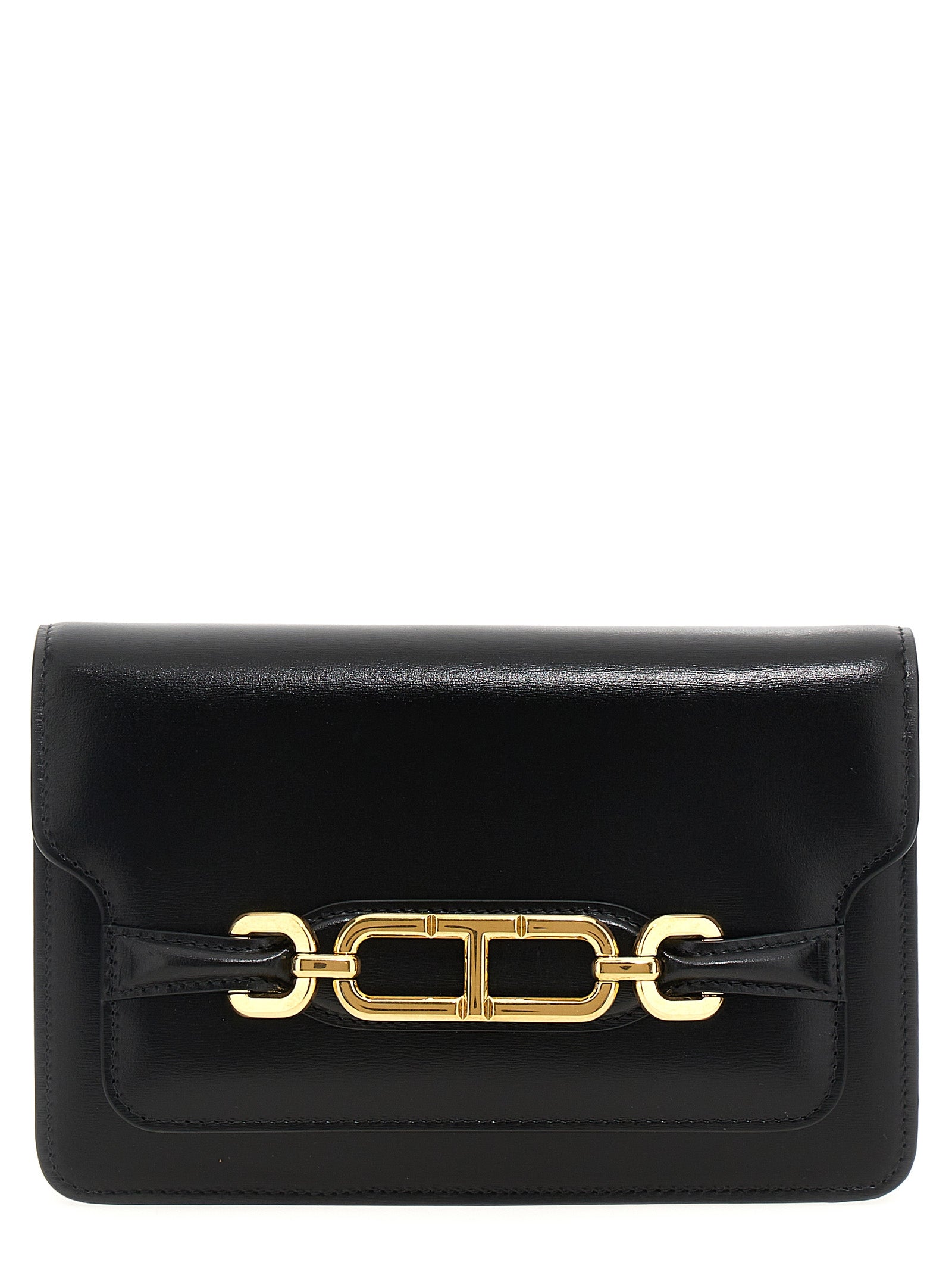 Elevate your style with the Tom Ford Black Leather Crossbody Bag, a masterpiece of Italian craftsmanship that embodies timeless luxury and sophistication for every occasion.