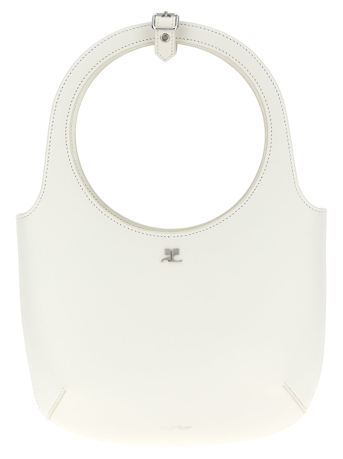 Courrèges White Calfskin Handbag - Timeless Luxury Redefined