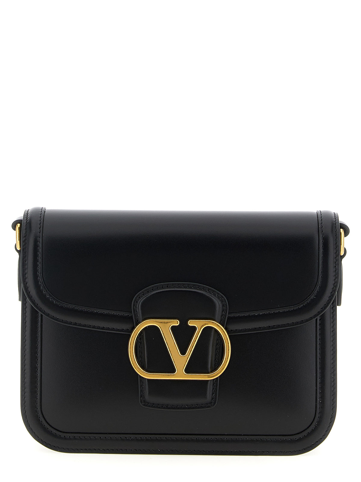 Valentino Garavani Black Calfskin Crossbody Bag - Timeless Luxury