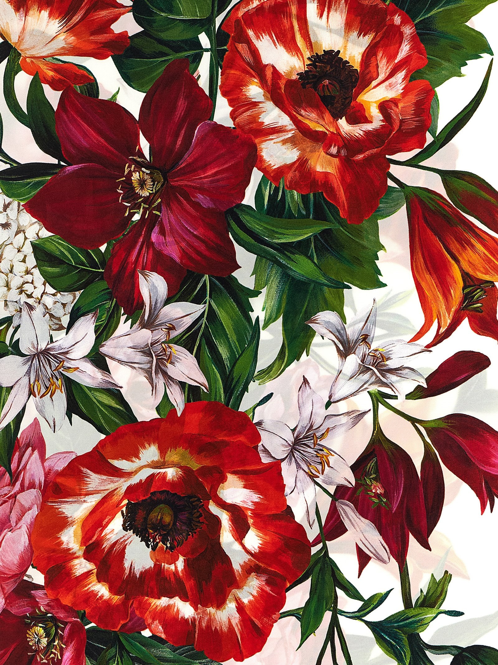 Dolce & Gabbana Silk Foulard - Exquisite Floral Elegance