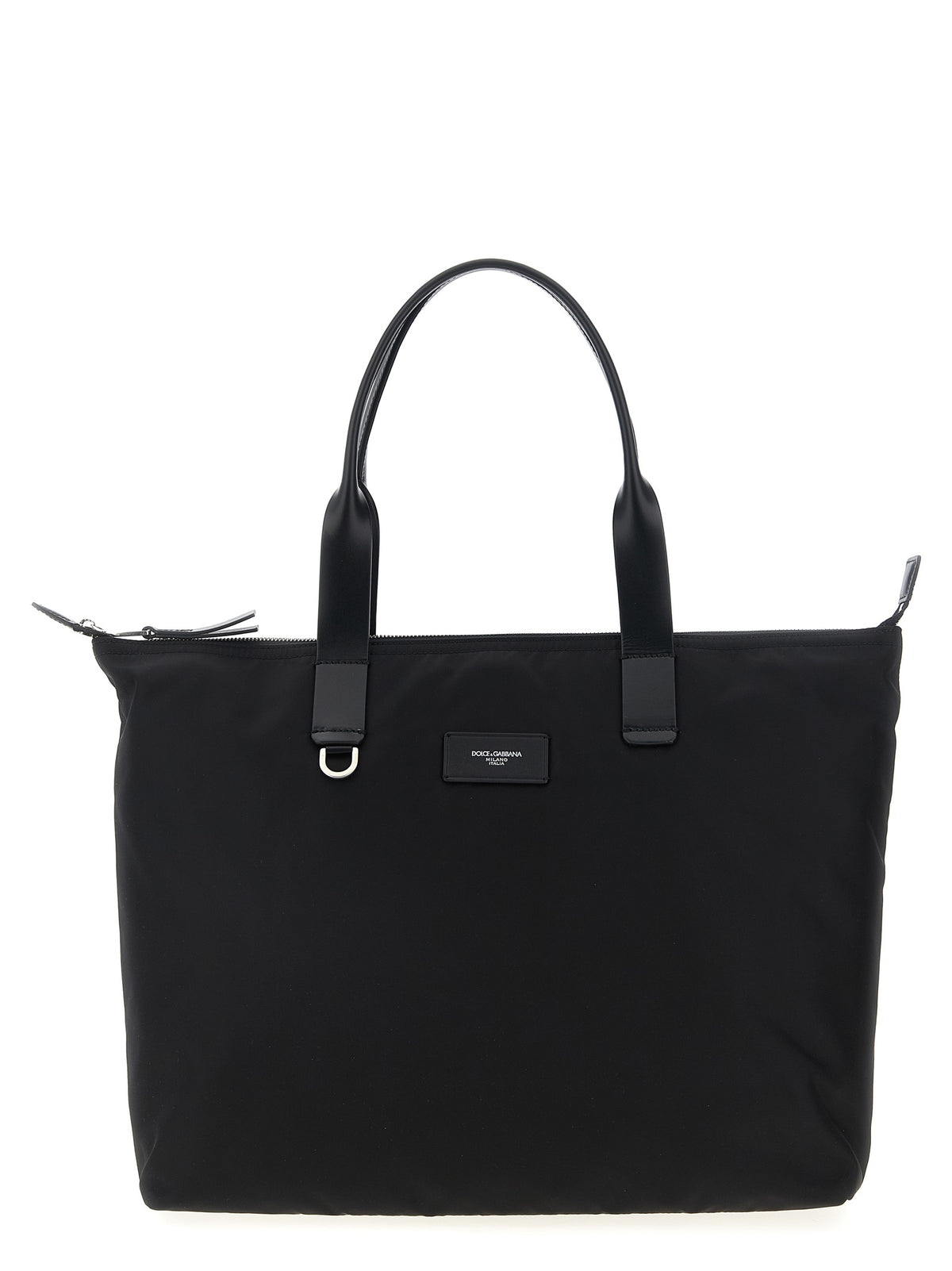 Discover the Dolce & Gabbana Black Polyamide Tote Bag, a luxurious blend of craftsmanship and style, perfect for those who embody elegance and sophistication.