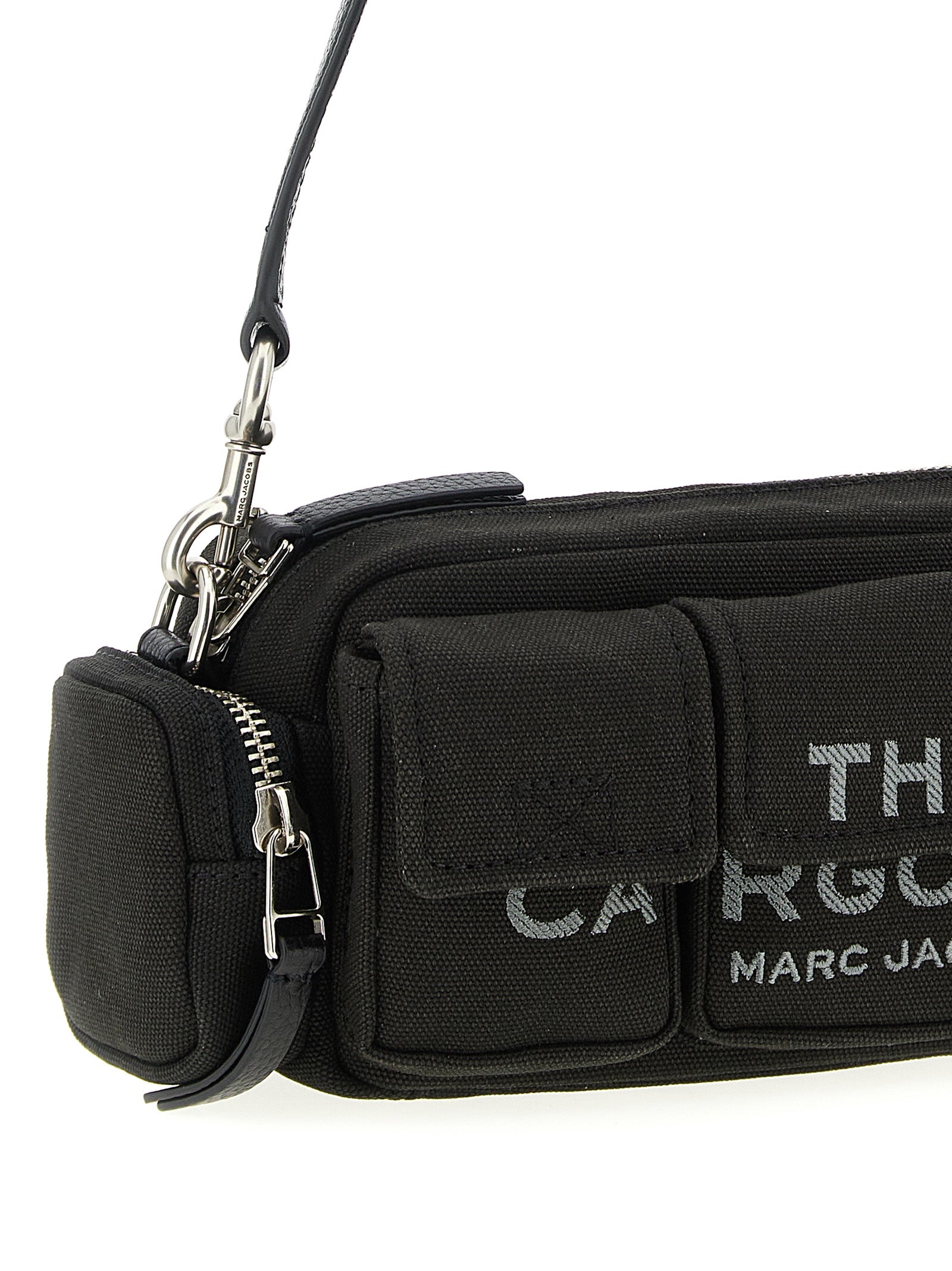 Indulge in the Marc Jacobs Black Cotton Shoulder Bag, where artisanal luxury meets timeless elegance, perfect for those who embody refined taste and sophistication.