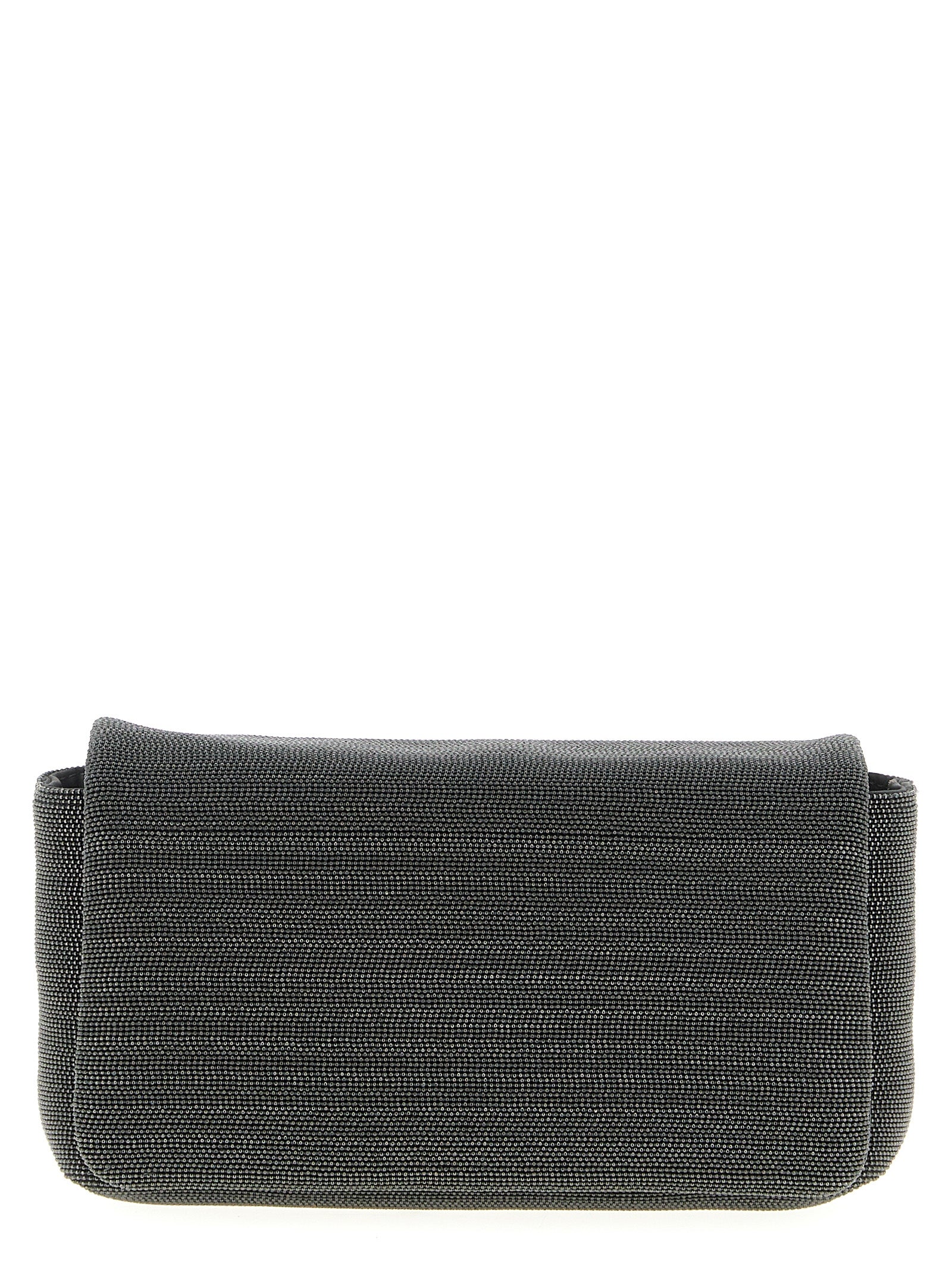 Brunello Cucinelli Black Leather Clutch Bag | Artisanal Luxury