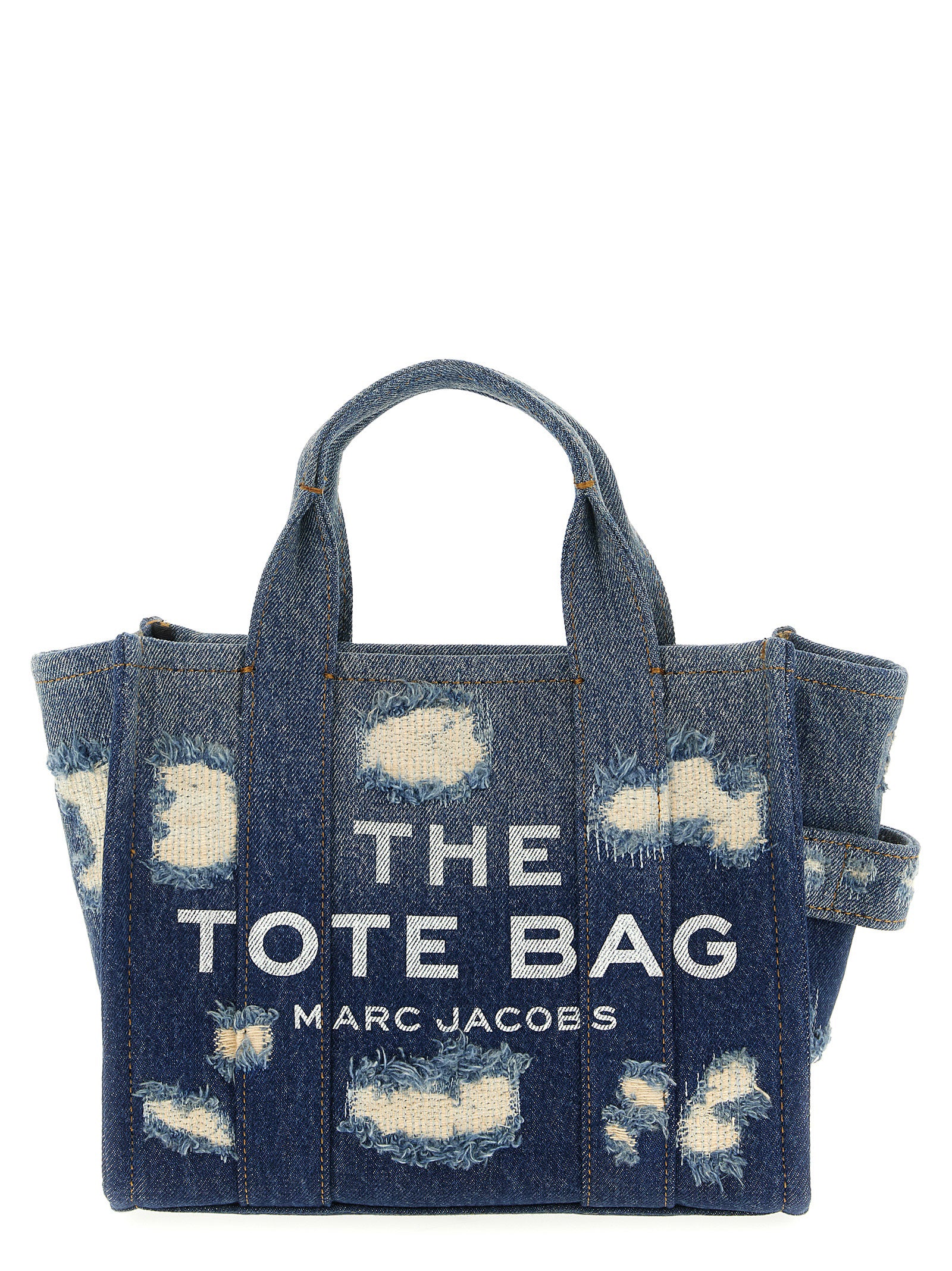 Marc Jacobs Blue Cotton Tote Bag - Artisanal Luxury Accessory