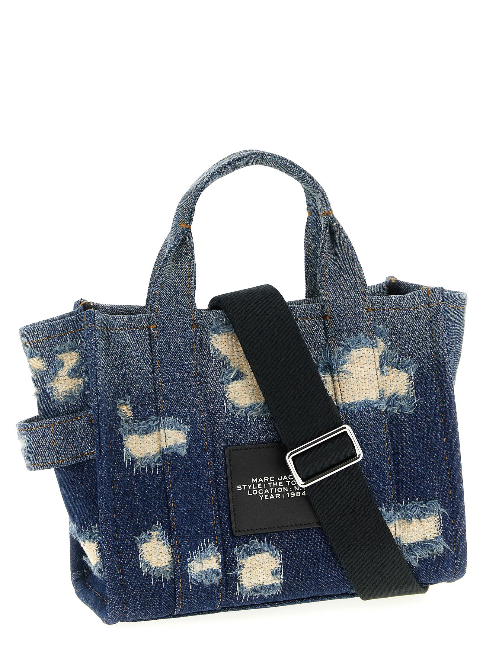 Marc Jacobs Blue Cotton Tote Bag - Artisanal Luxury Accessory