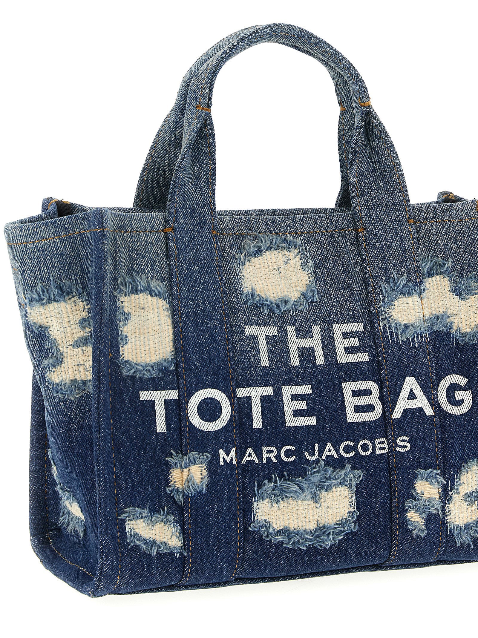 Marc Jacobs Blue Cotton Tote Bag - Artisanal Luxury Accessory