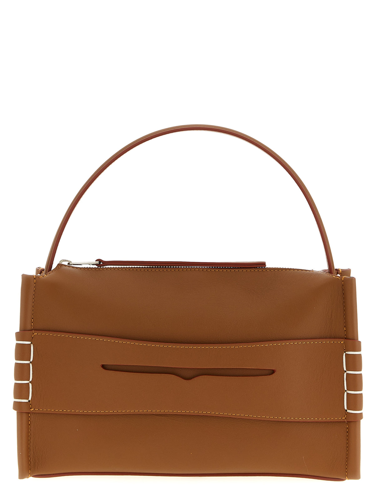 J.W.Anderson Brown Calfskin Shoulder Bag - Luxury Redefined