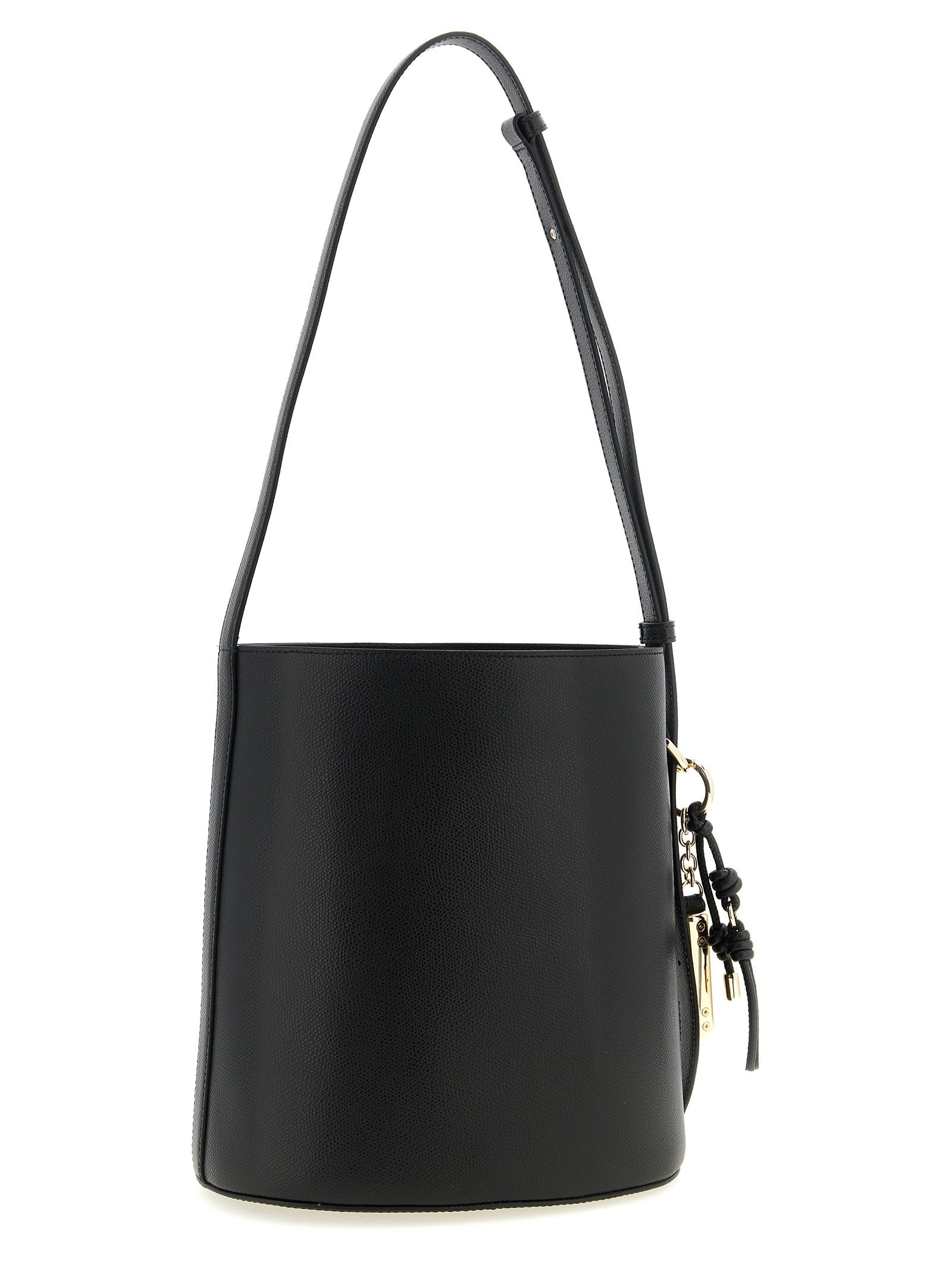 Indulge in the exquisite Furla Black Calfskin Shoulder Bag, a luxurious blend of artisanal craftsmanship and versatile elegance, perfect for the discerning connoisseur.