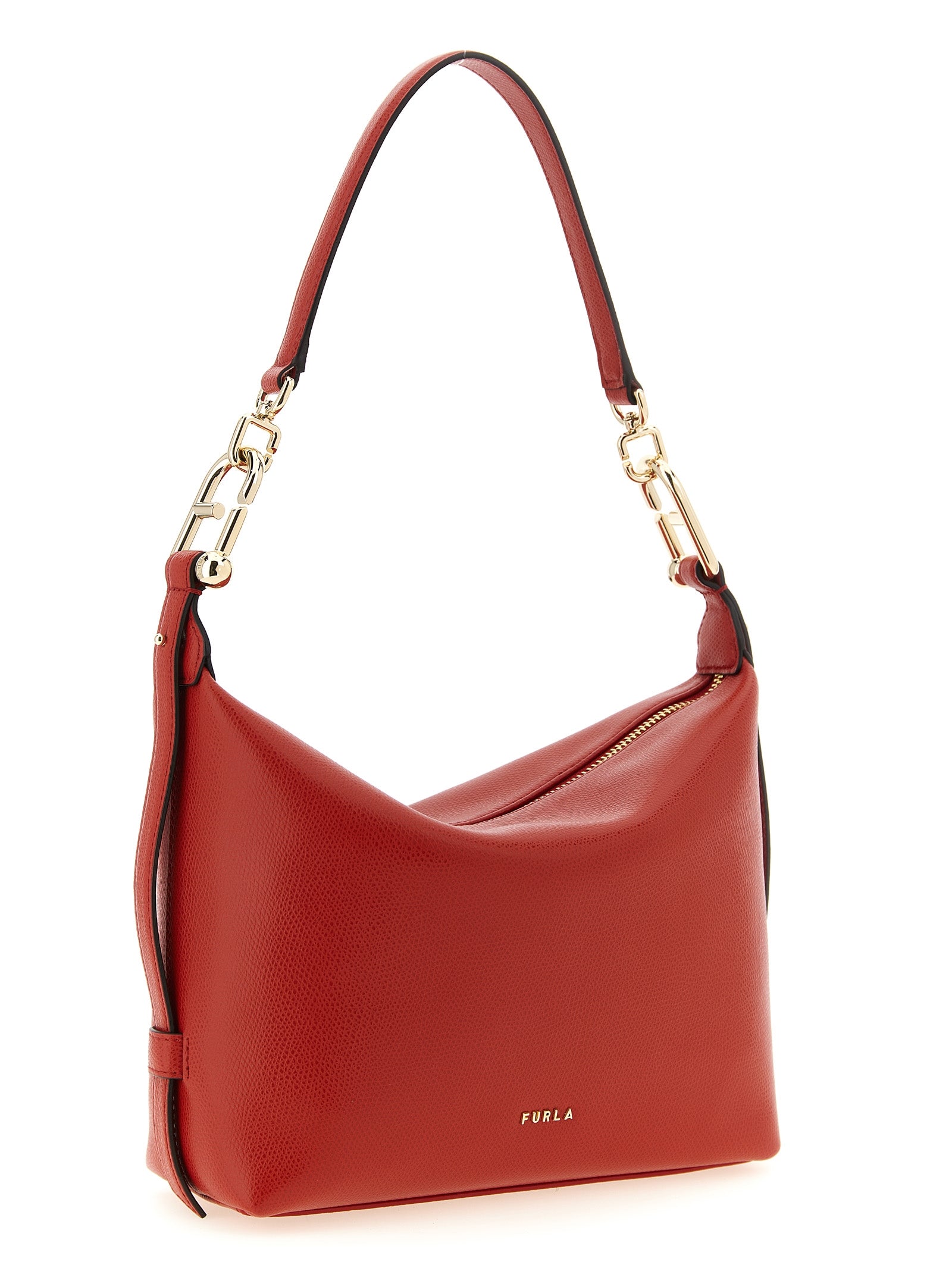 Furla Multicolor Calfskin Shoulder Bag - Artisanal Luxury Accessory