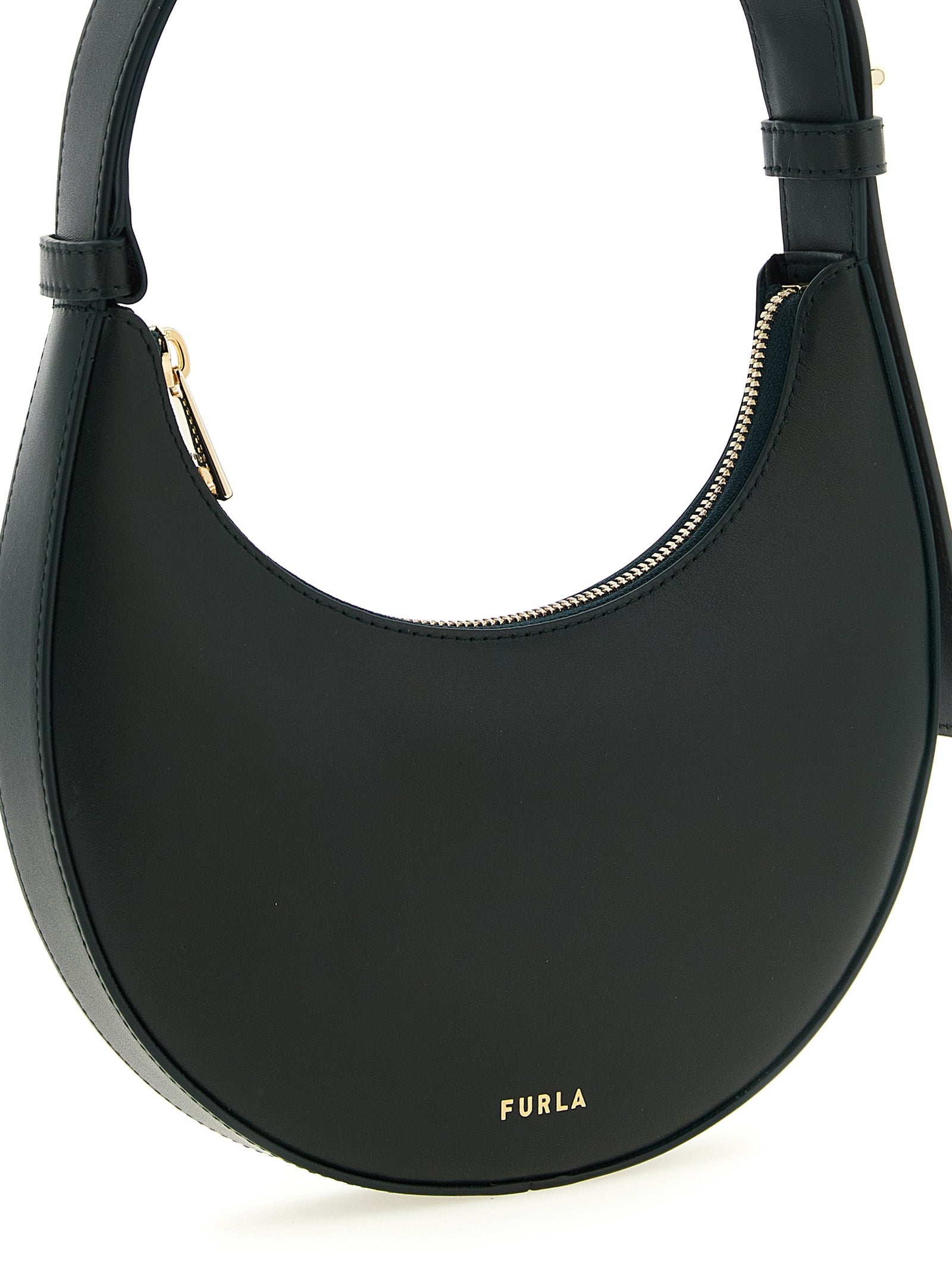 Elevate your style with the Furla Bicolor Calfskin Shoulder Bag, a masterpiece of artisanal craftsmanship in luxurious calfskin, perfect for the discerning individual.