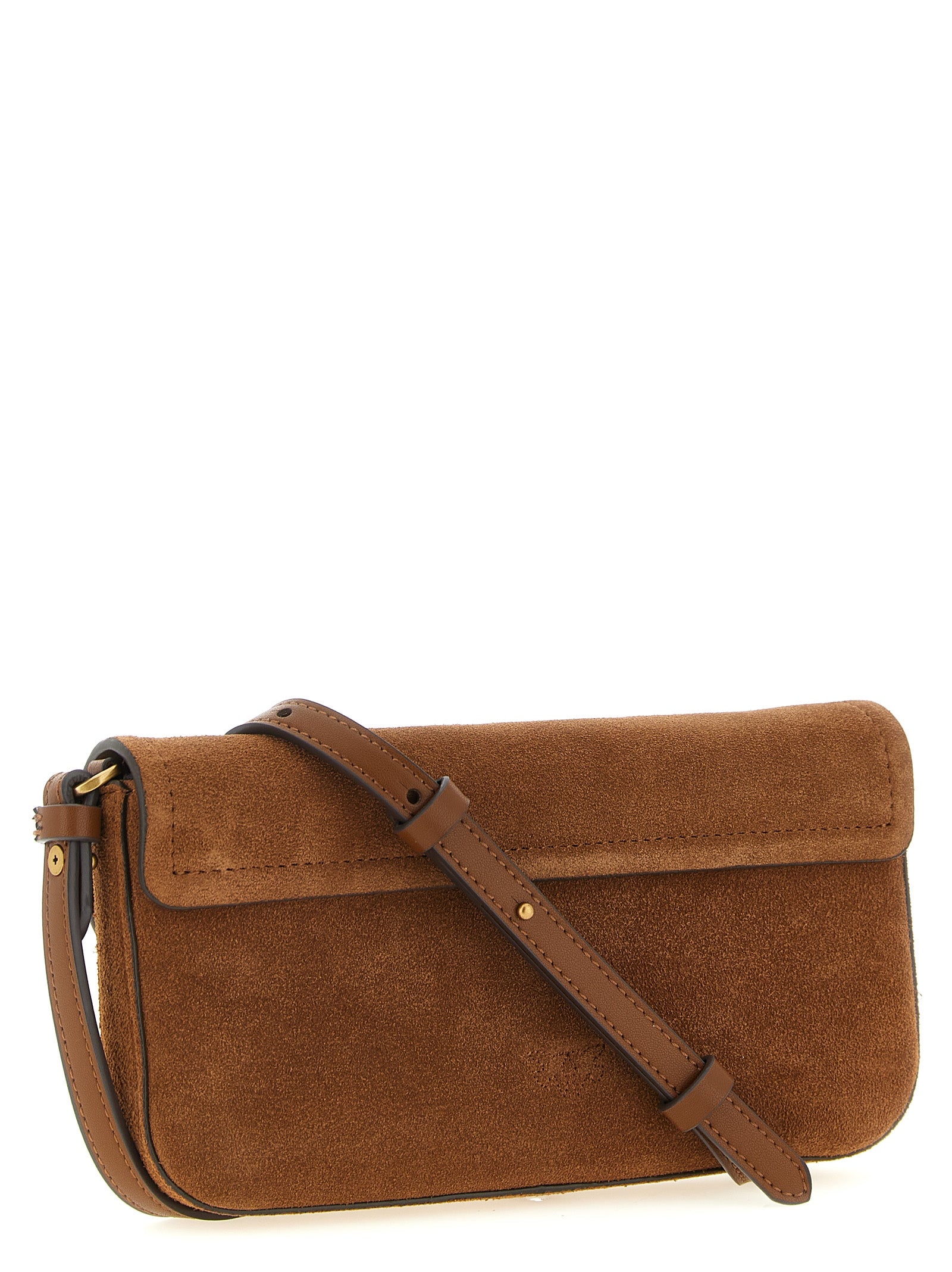 Discover the PINKO Brown Cowhide Shoulder Bag, an artisanal luxury accessory crafted from premium cow leather, embodying sophistication and timeless elegance for the discerning individual.