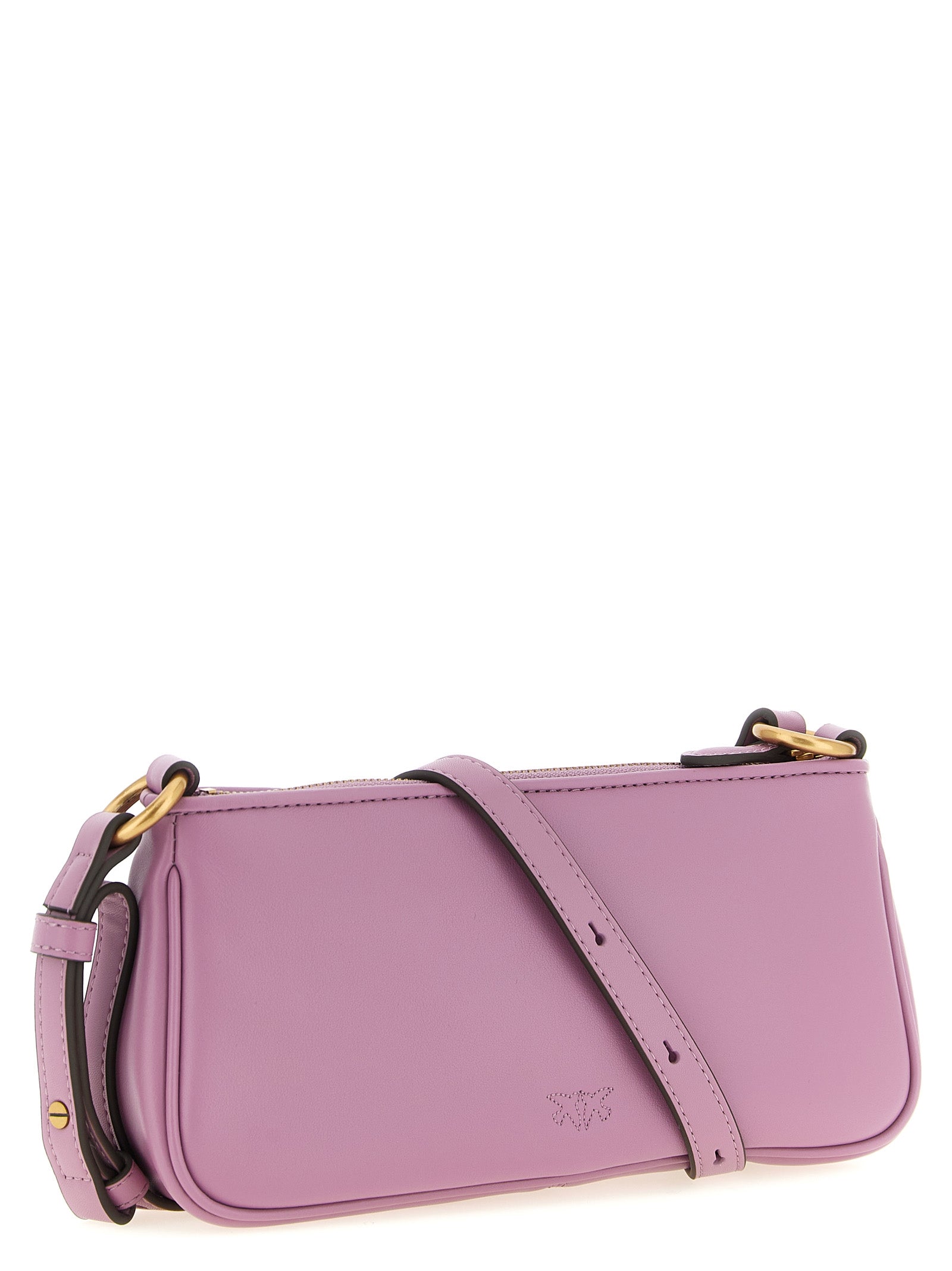 Discover the PINKO Multicolor Cowhide Crossbody Bag, a harmonious blend of silk and cow leather, embodying artisanal luxury and timeless elegance for the discerning individual.