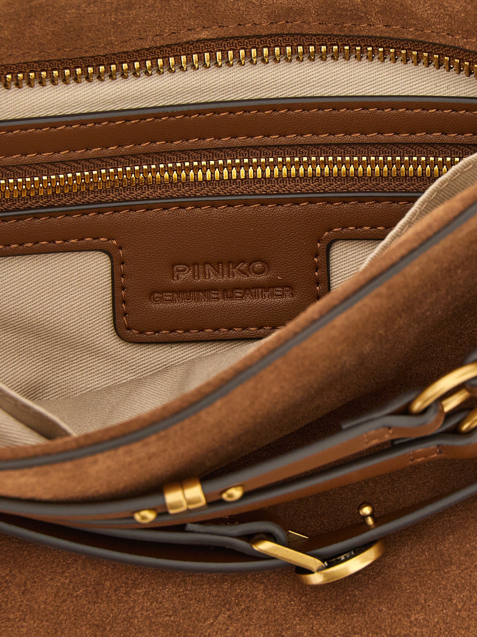 Indulge in the PINKO Brown Lamb Leather Shoulder Bag, a luxurious blend of artisanal craftsmanship and modern elegance, perfect for elevating any sophisticated ensemble.