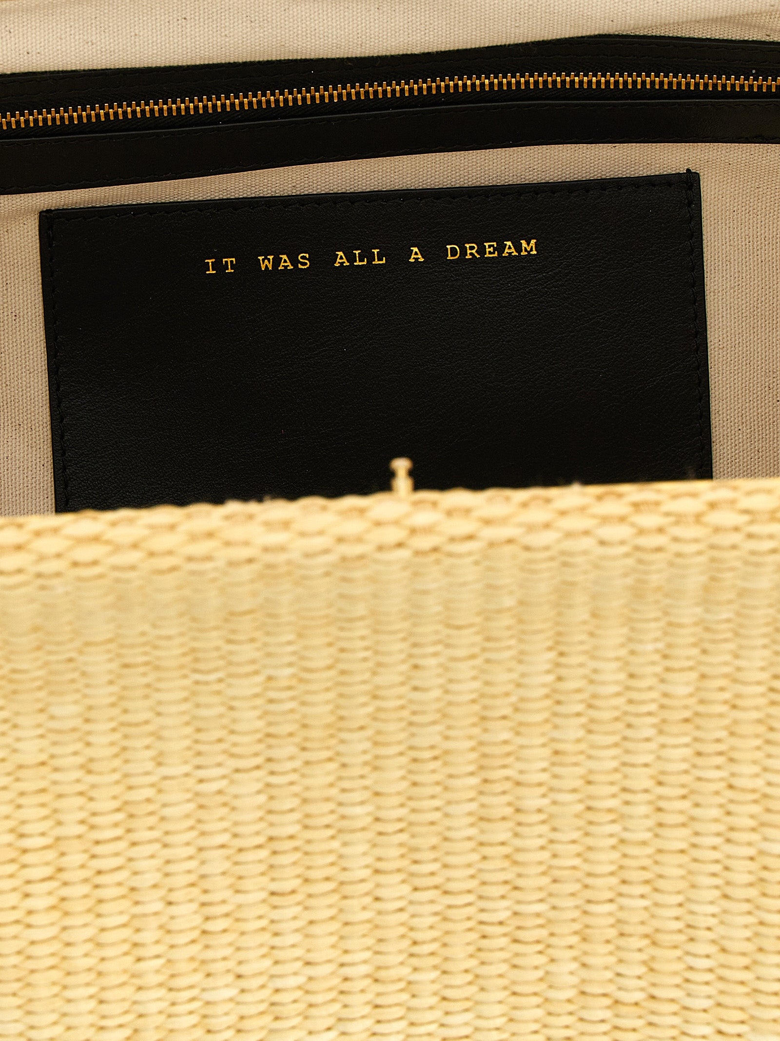 Alberta Ferretti Beige Viscose Clutch Bag | Artisanal Luxury