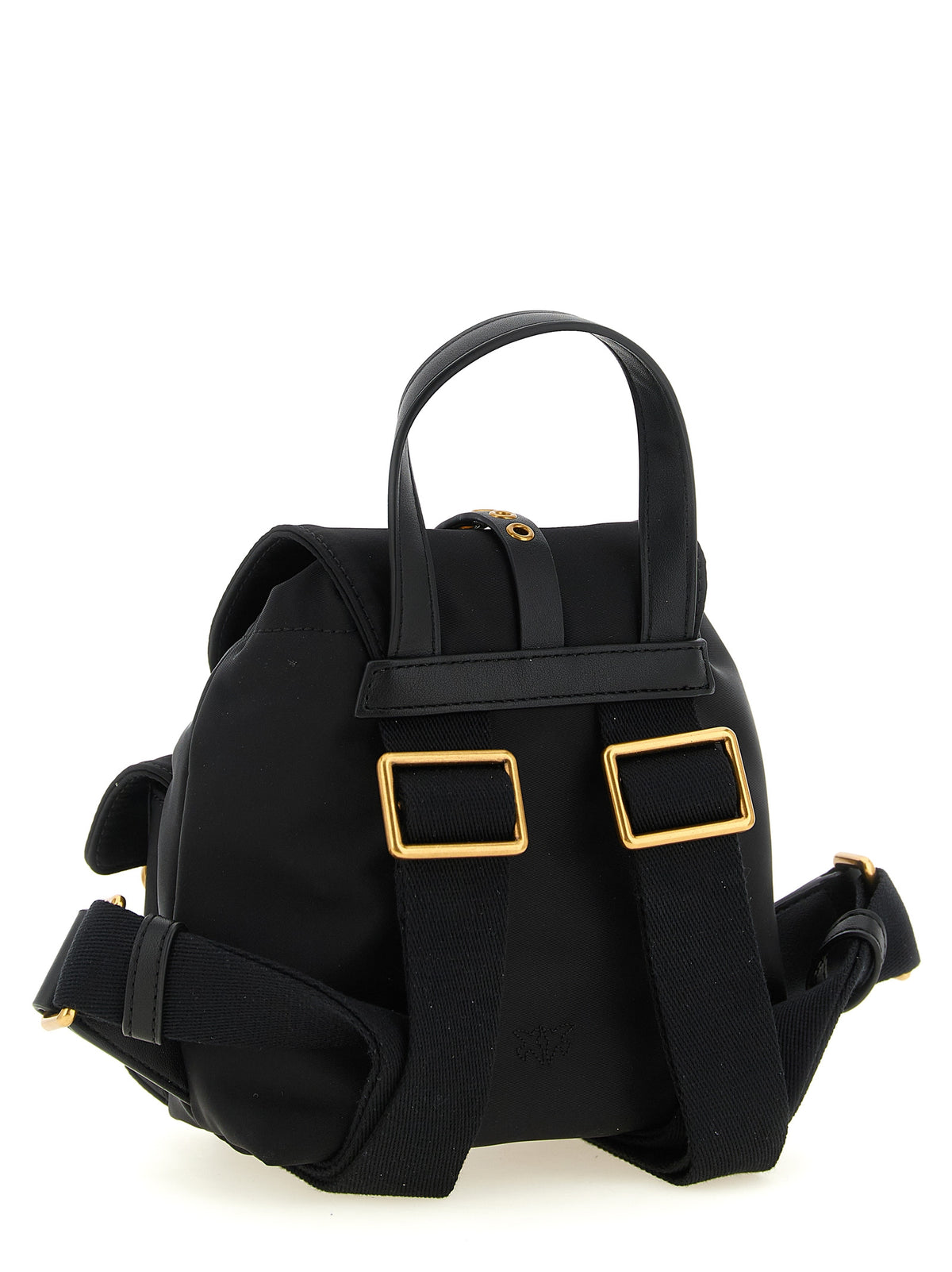 PINKO Black Polyamide Backpack - Artisanal Luxury Accessory