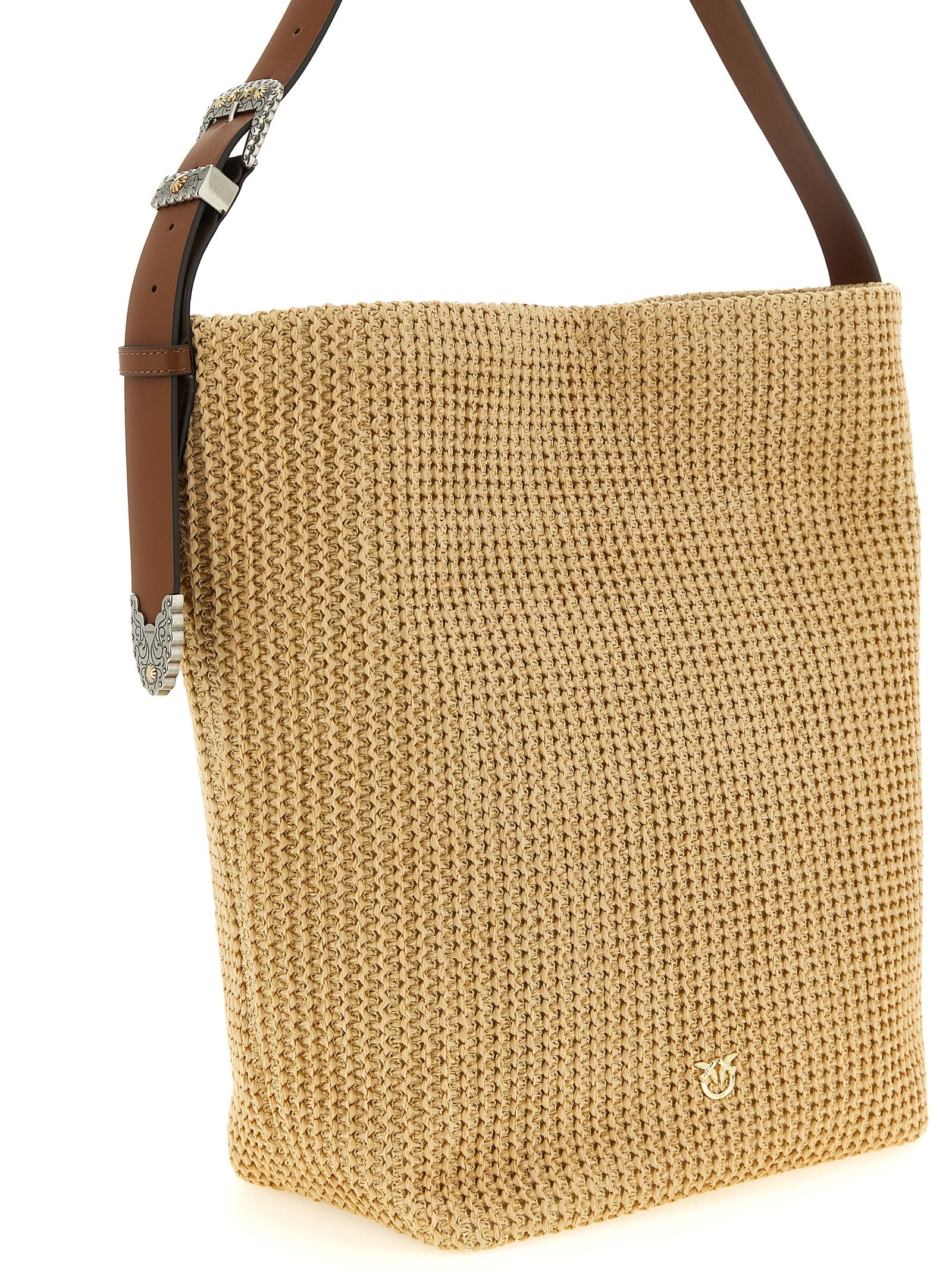 PINKO Multicolor Cowhide Shoulder Bag