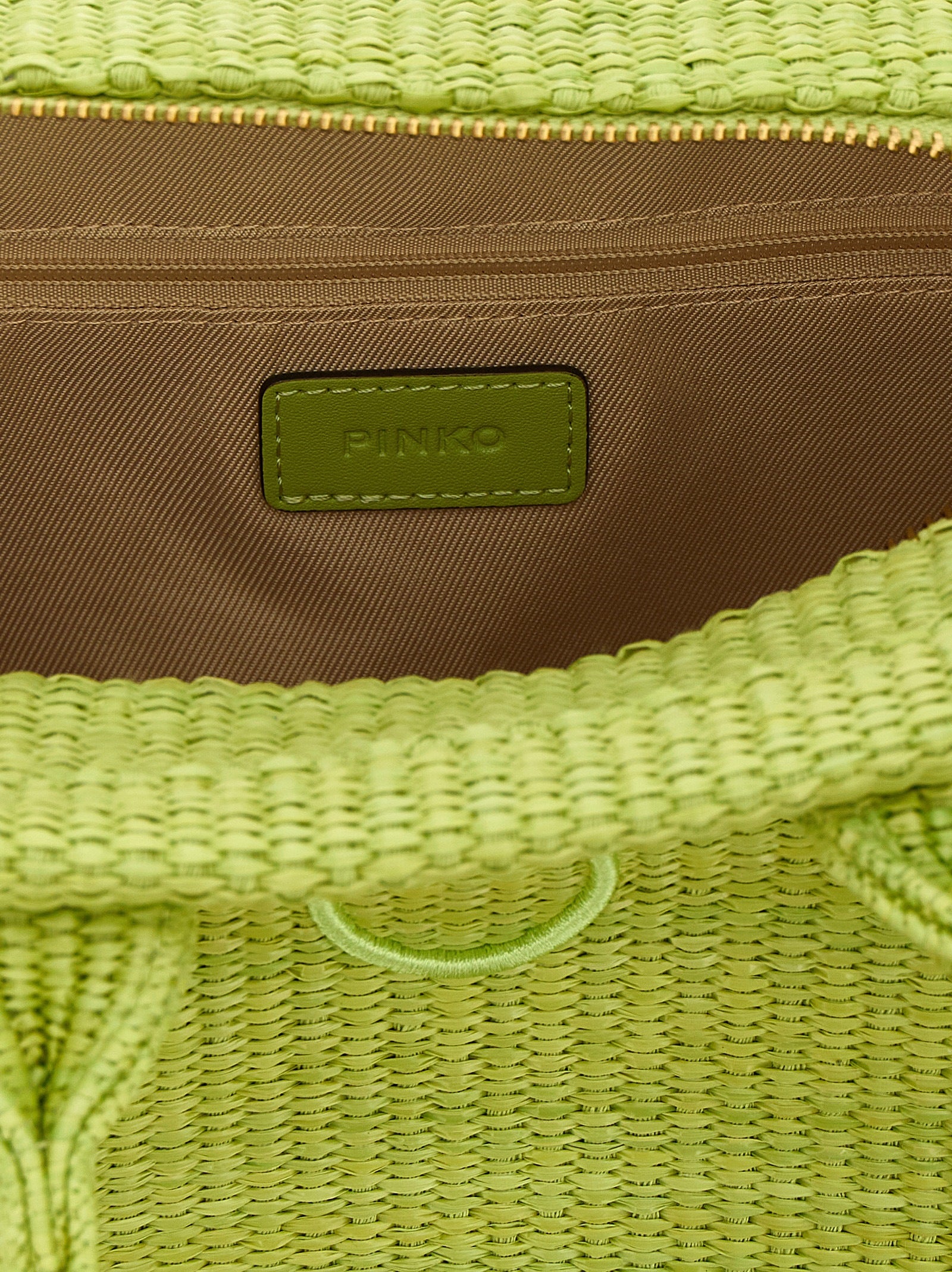 Discover the PINKO Bicolor Polypropylene Tote Bag, a handcrafted masterpiece featuring exquisite embroidery, perfect for elevating any ensemble with luxurious elegance.