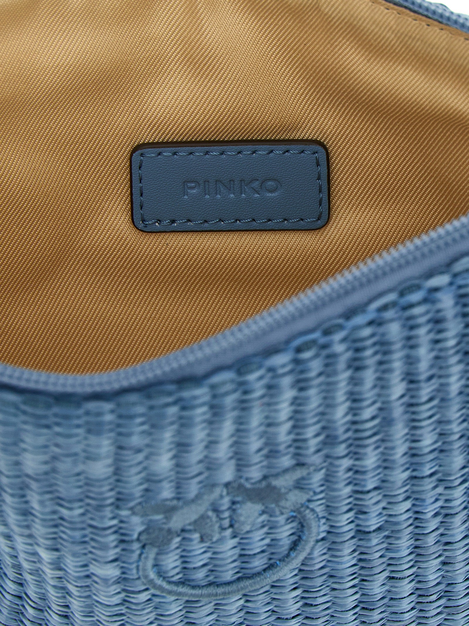 Elevate your elegance with the PINKO Blue Polypropylene Clutch Bag, a handcrafted masterpiece blending artisanal charm and timeless sophistication for discerning tastes.